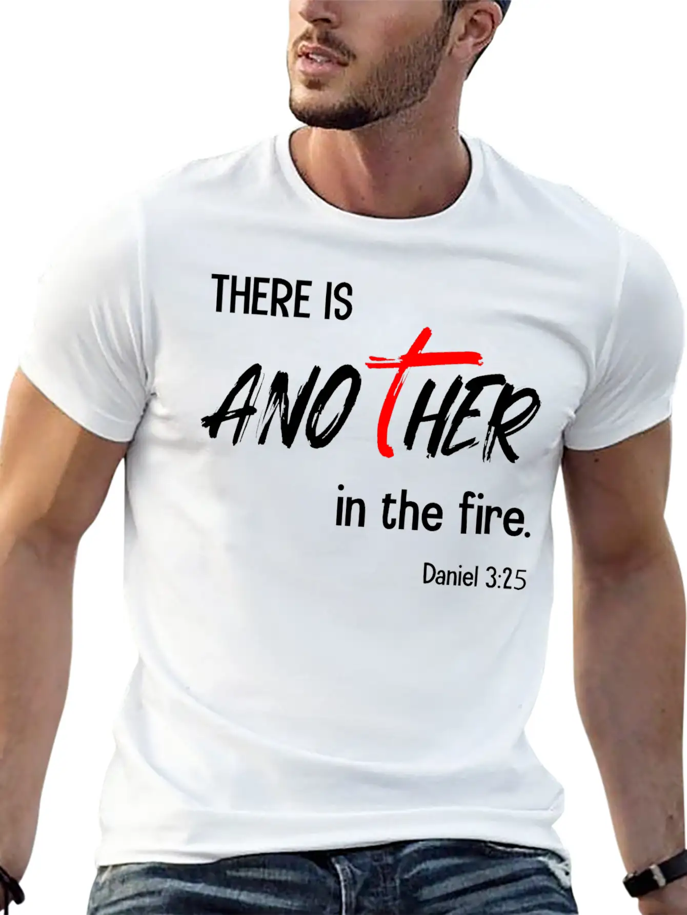 There Is Another In The Fire Christian Bible Verse Classic Cotton Tee – Unisex Comfort For Any Season