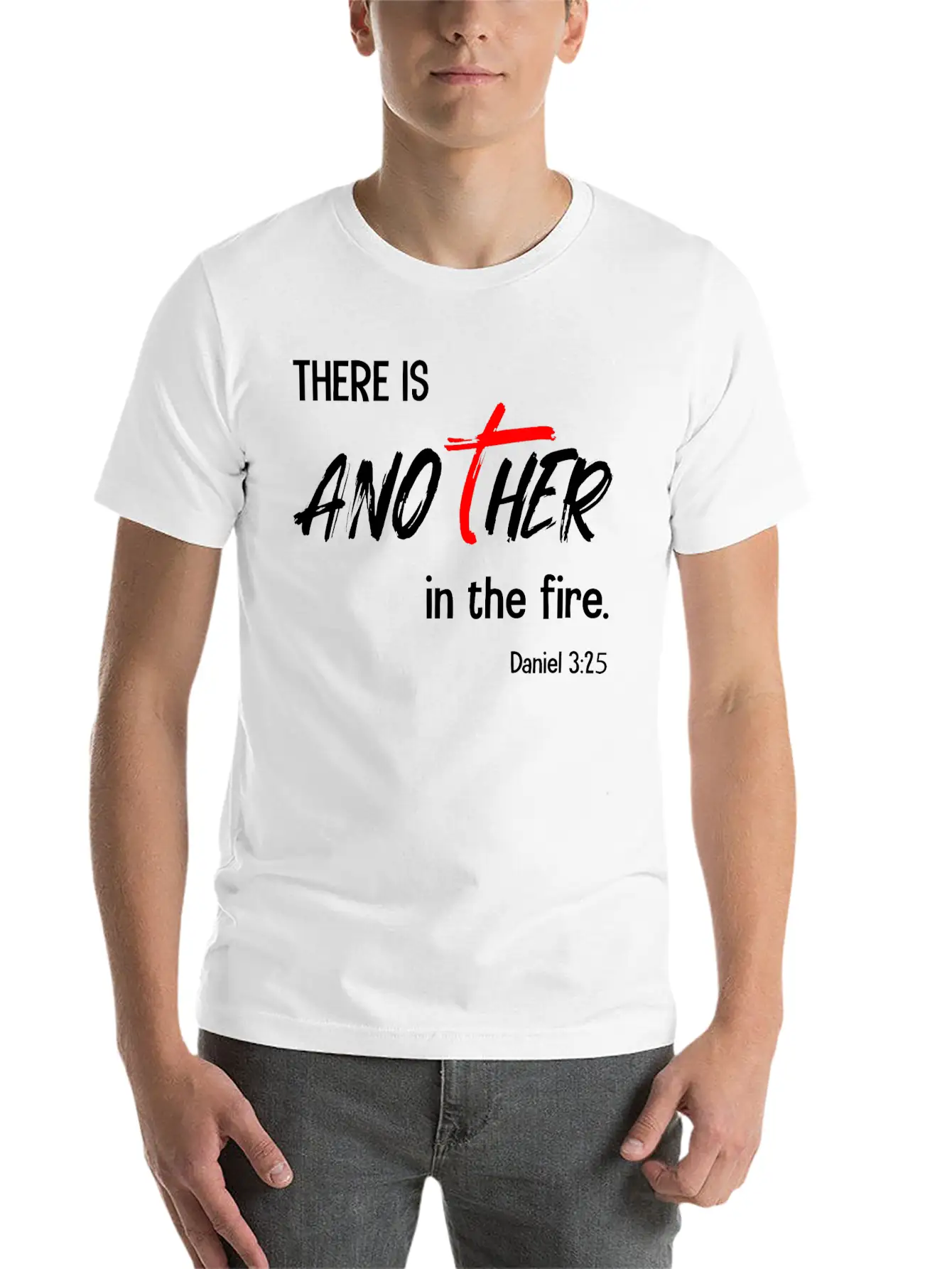 There Is Another In The Fire Christian Bible Verse Classic Cotton Tee – Unisex Comfort For Any Season