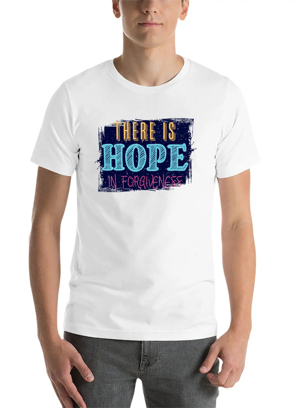There Is Hope In Forgiveness Basic Graphic T-Shirt – Daily Comfort In Soft Cotton