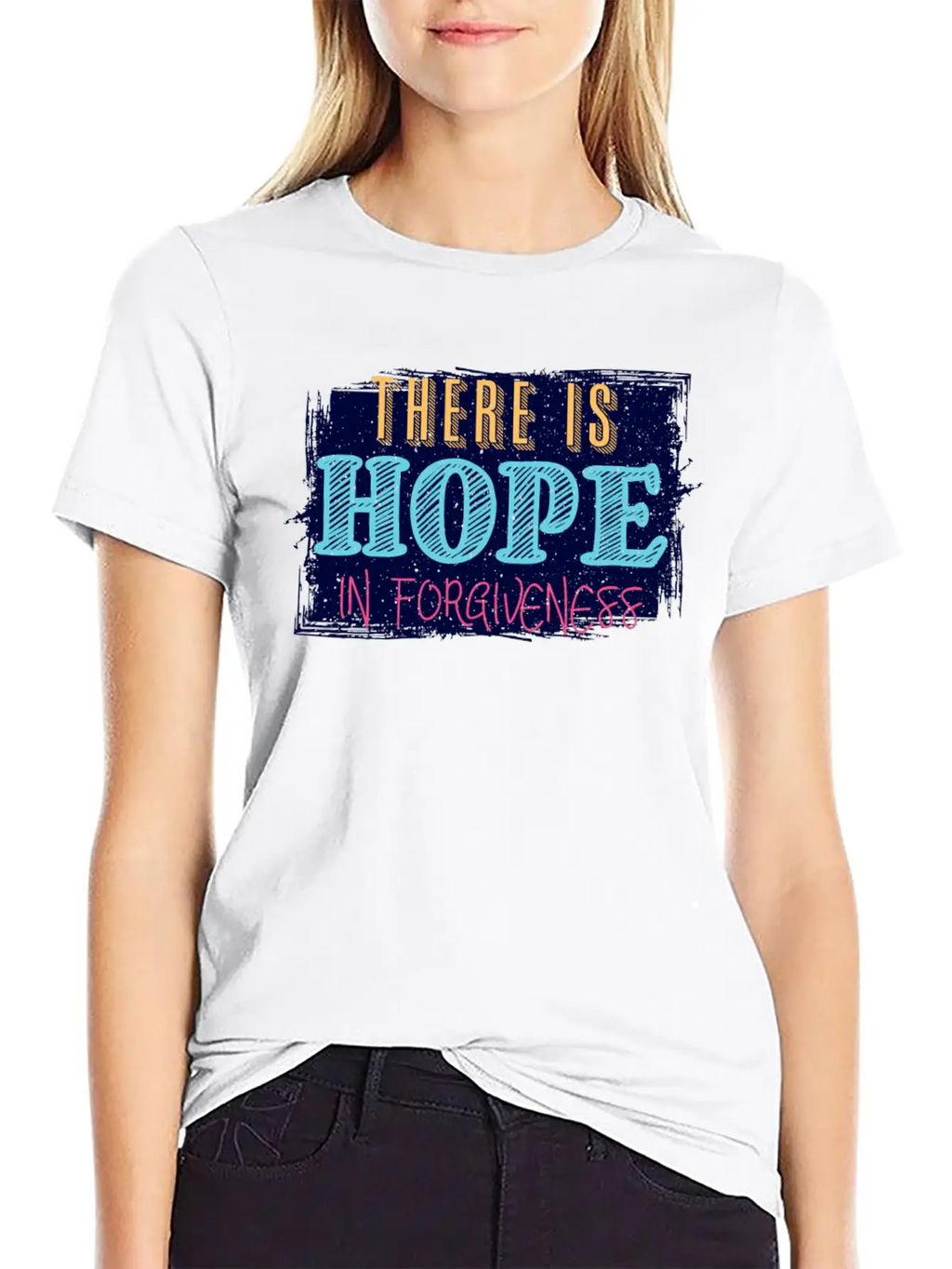 There Is Hope In Forgiveness Basic Graphic T-Shirt – Daily Comfort In Soft Cotton