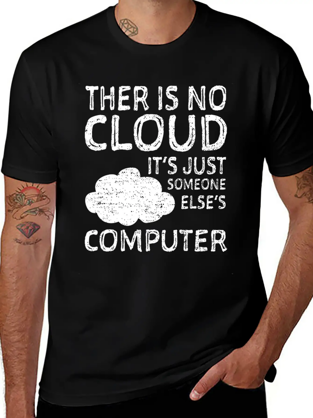 There Is No Cloud It's Just Someone Elses Computer Classic Cotton Tee – Unisex Comfort For Any Season