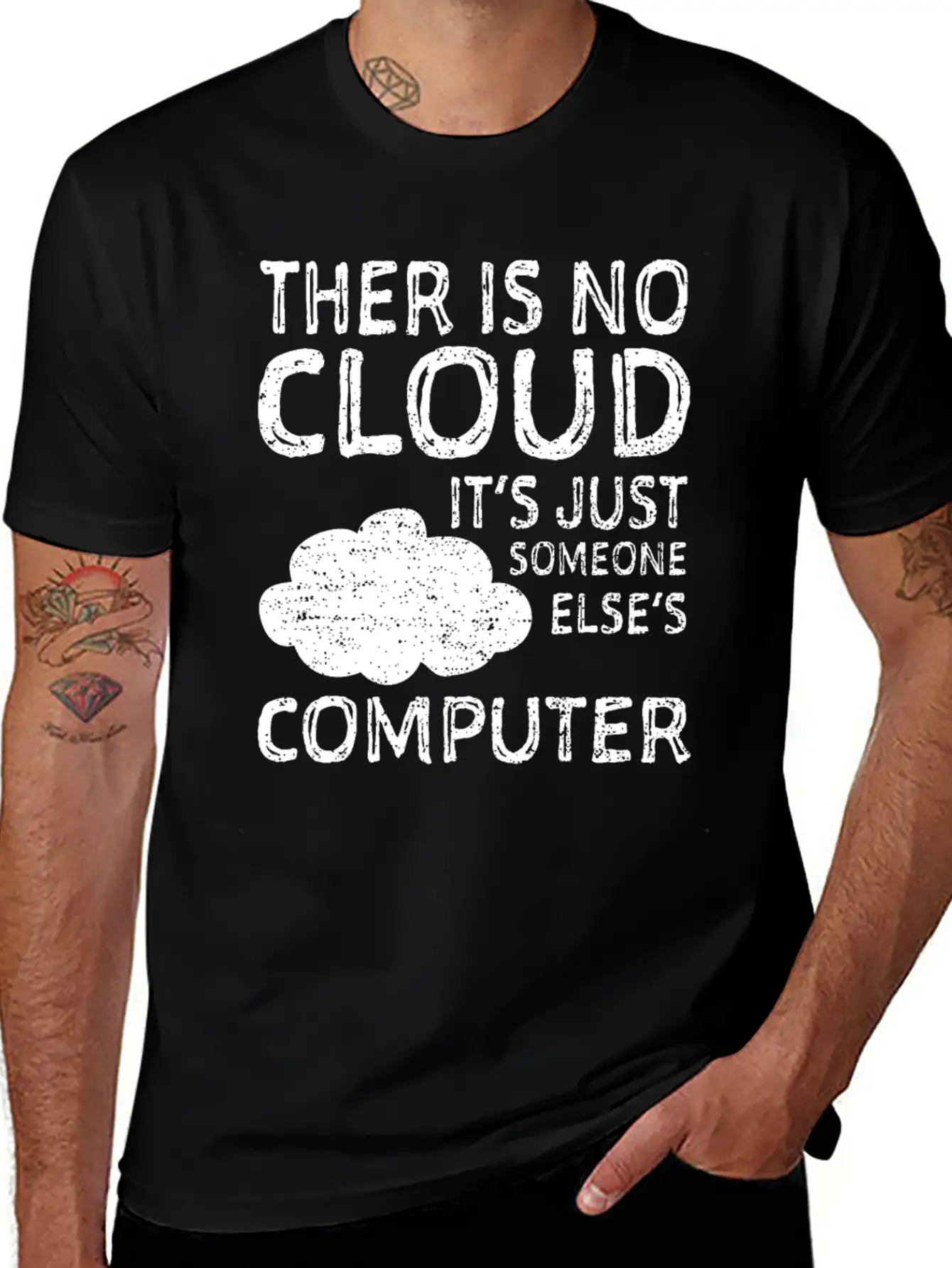 There Is No Cloud It's Just Someone Elses Computer Classic Cotton Tee – Unisex Comfort For Any Season