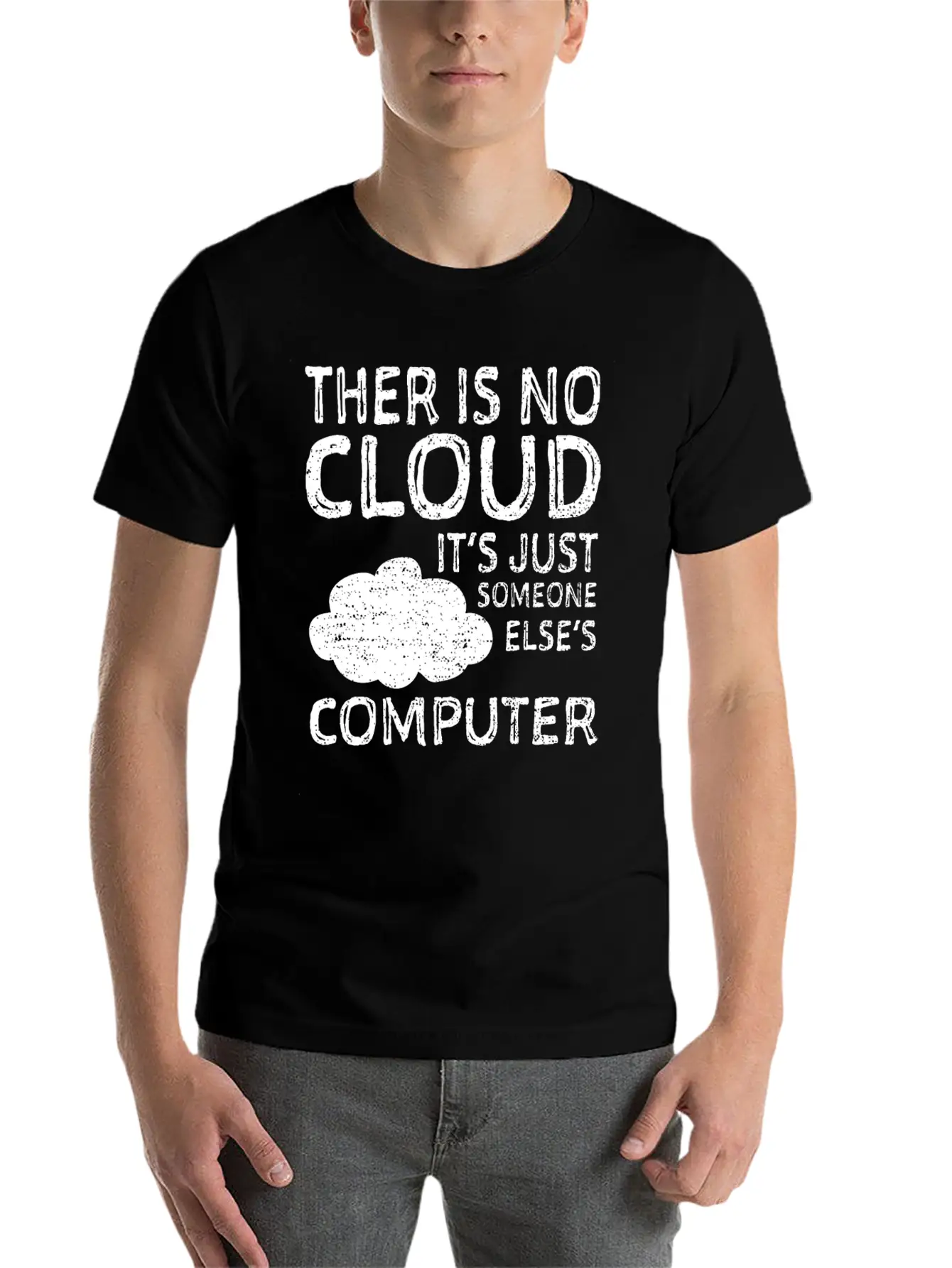 There Is No Cloud It's Just Someone Elses Computer Classic Cotton Tee – Unisex Comfort For Any Season