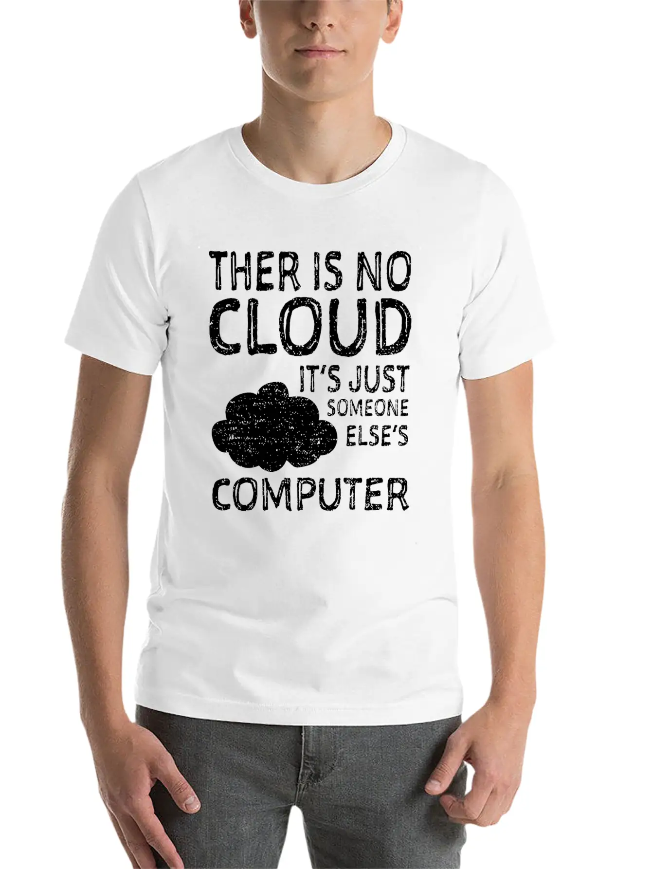 There Is No Cloud It's Just Someone Elses Computer Classic Cotton Tee – Unisex Comfort For Any Season