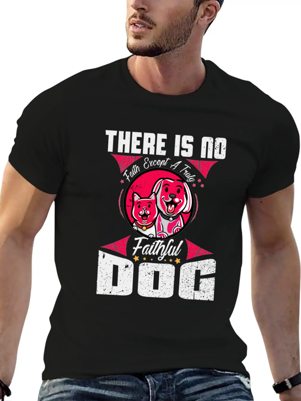 There Is No DOG Stylish Everyday T-Shirt – Unisex Basic Cotton Tee
