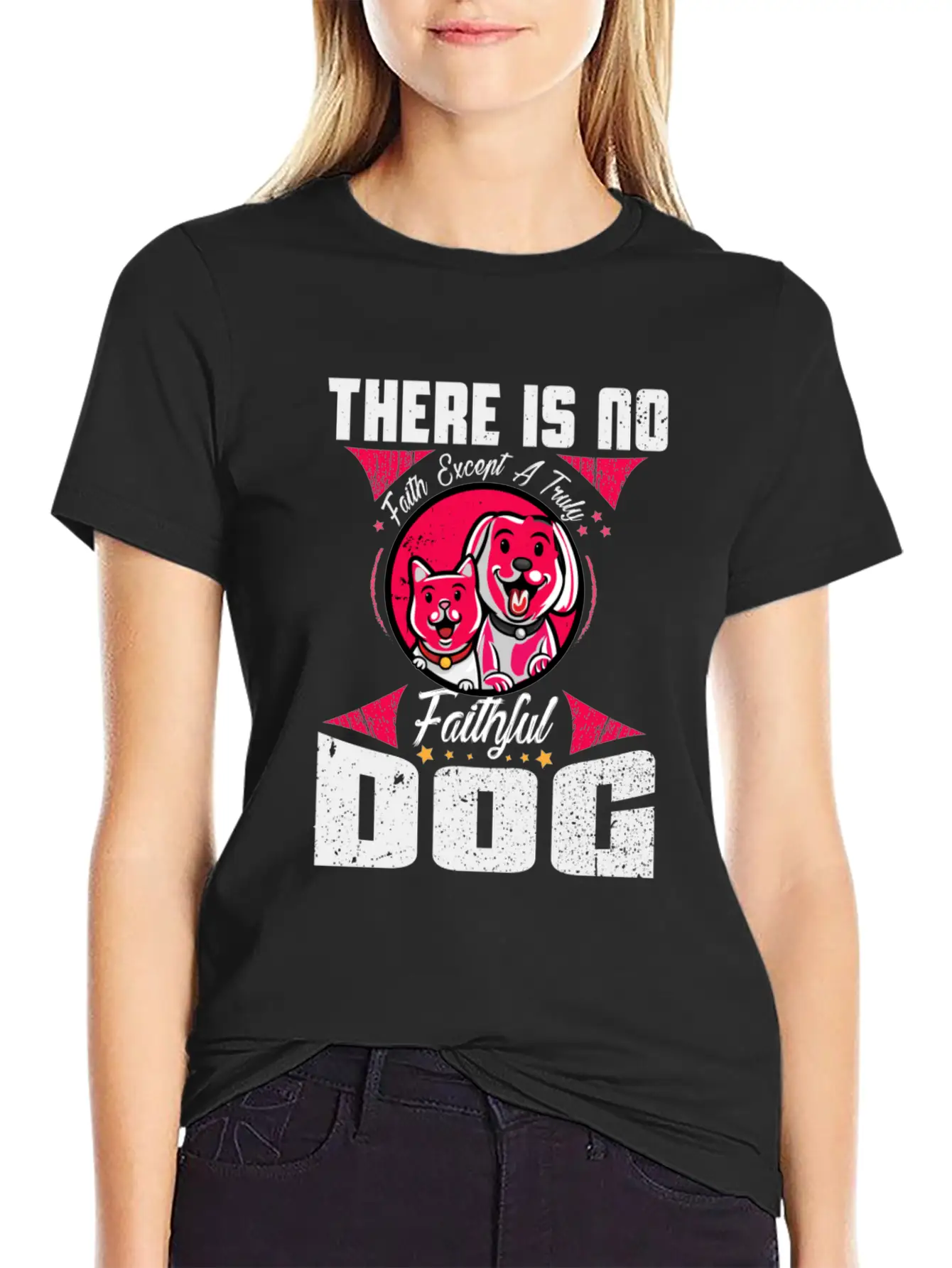 There Is No DOG Stylish Everyday T-Shirt – Unisex Basic Cotton Tee