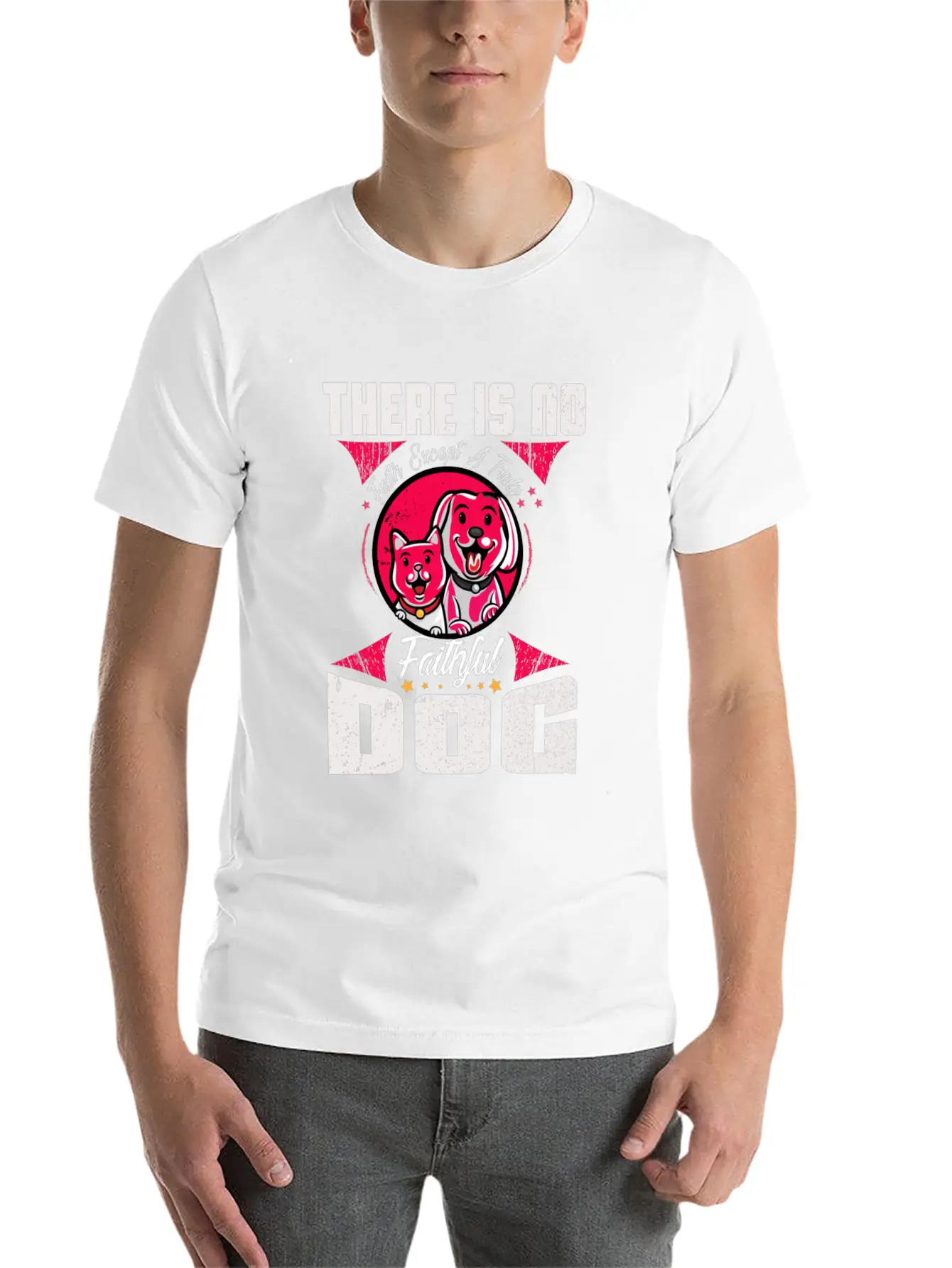 There Is No DOG Stylish Everyday T-Shirt – Unisex Basic Cotton Tee
