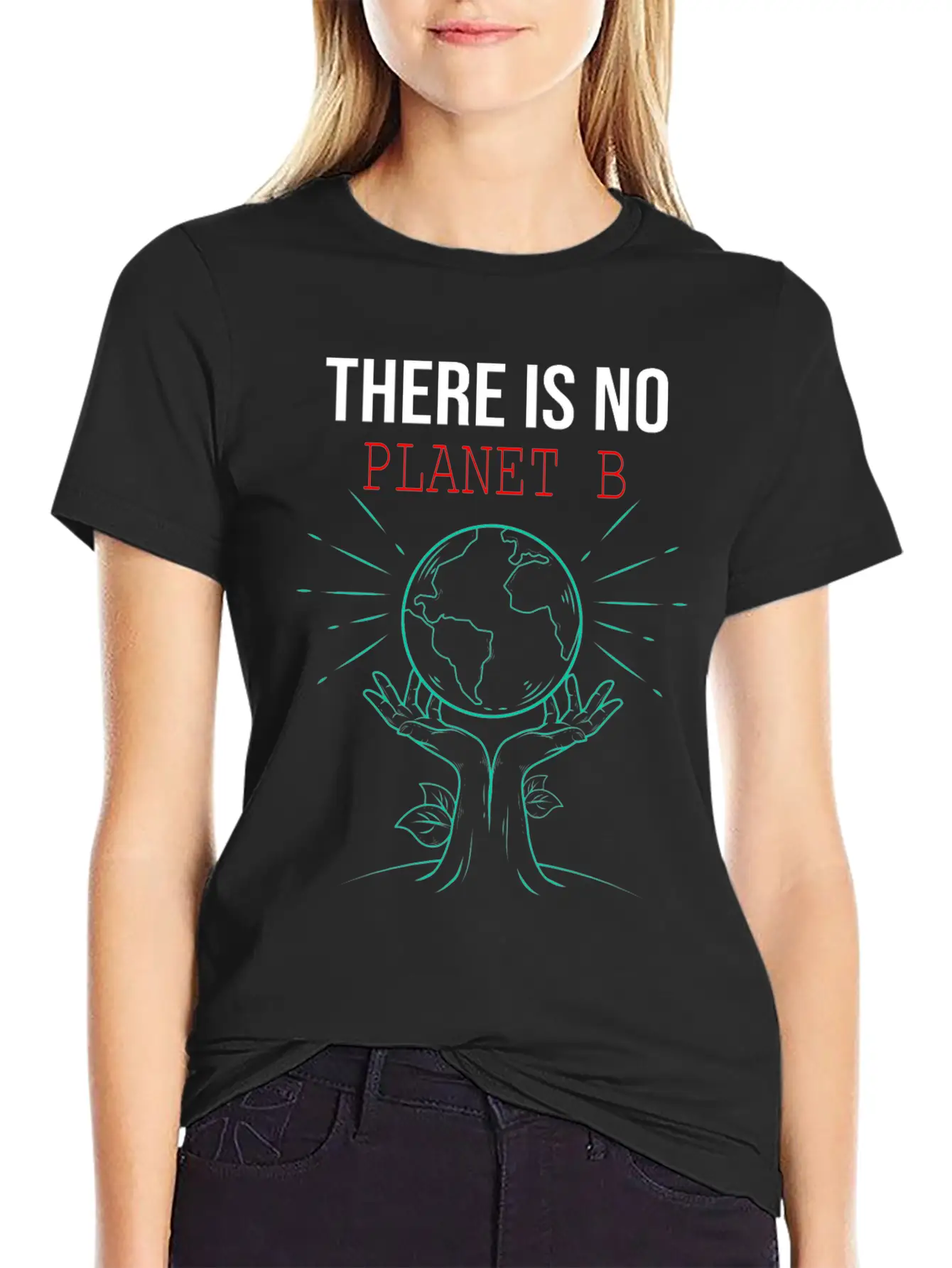 There Is No Planet B Science Earth Day Funny Stylish Everyday T-Shirt – Unisex Basic Cotton Tee
