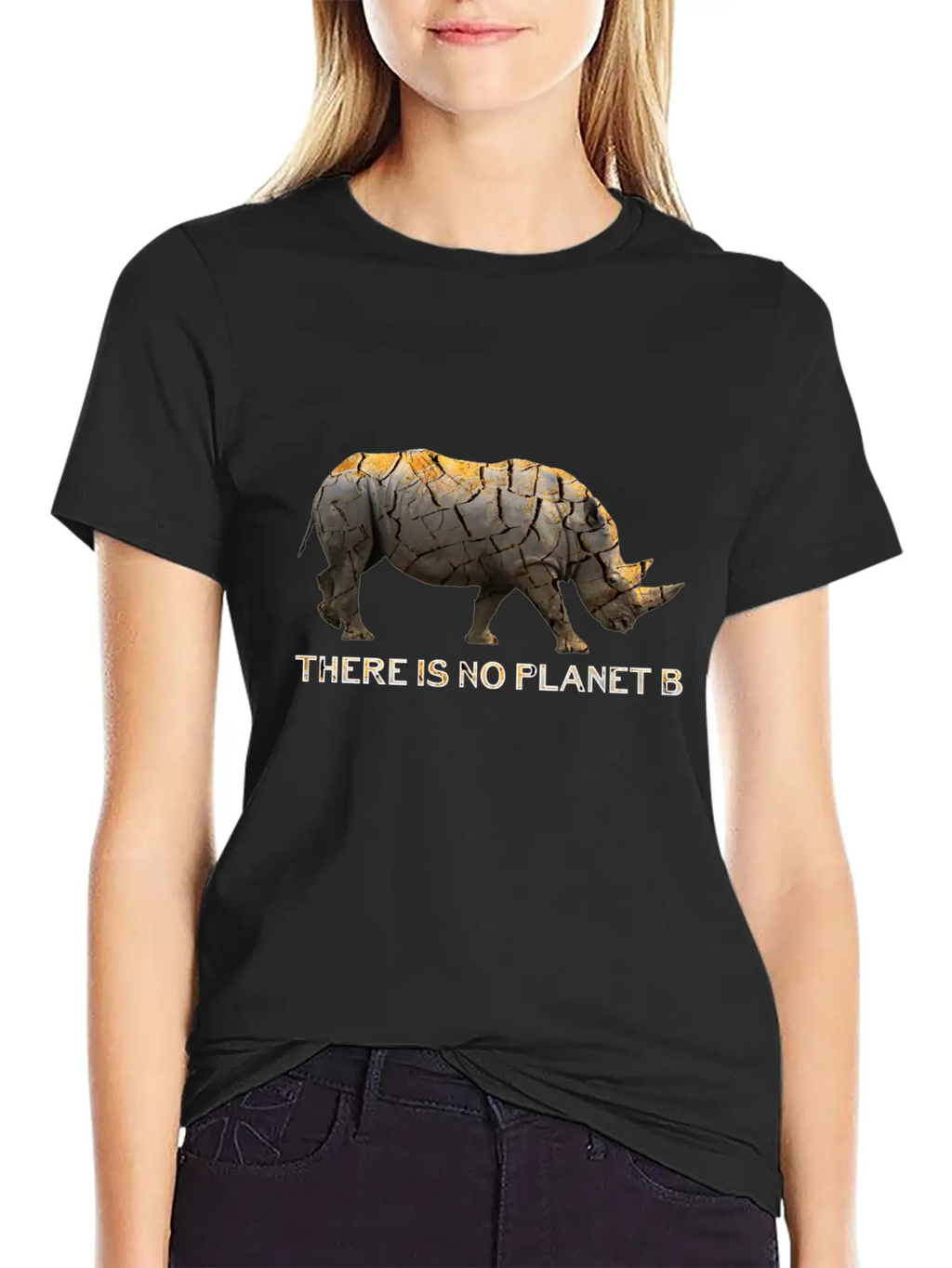 THERE IS NO PLANET B T-SHIRT Breathable Soft Cotton T-Shirt – Timeless Casual Look