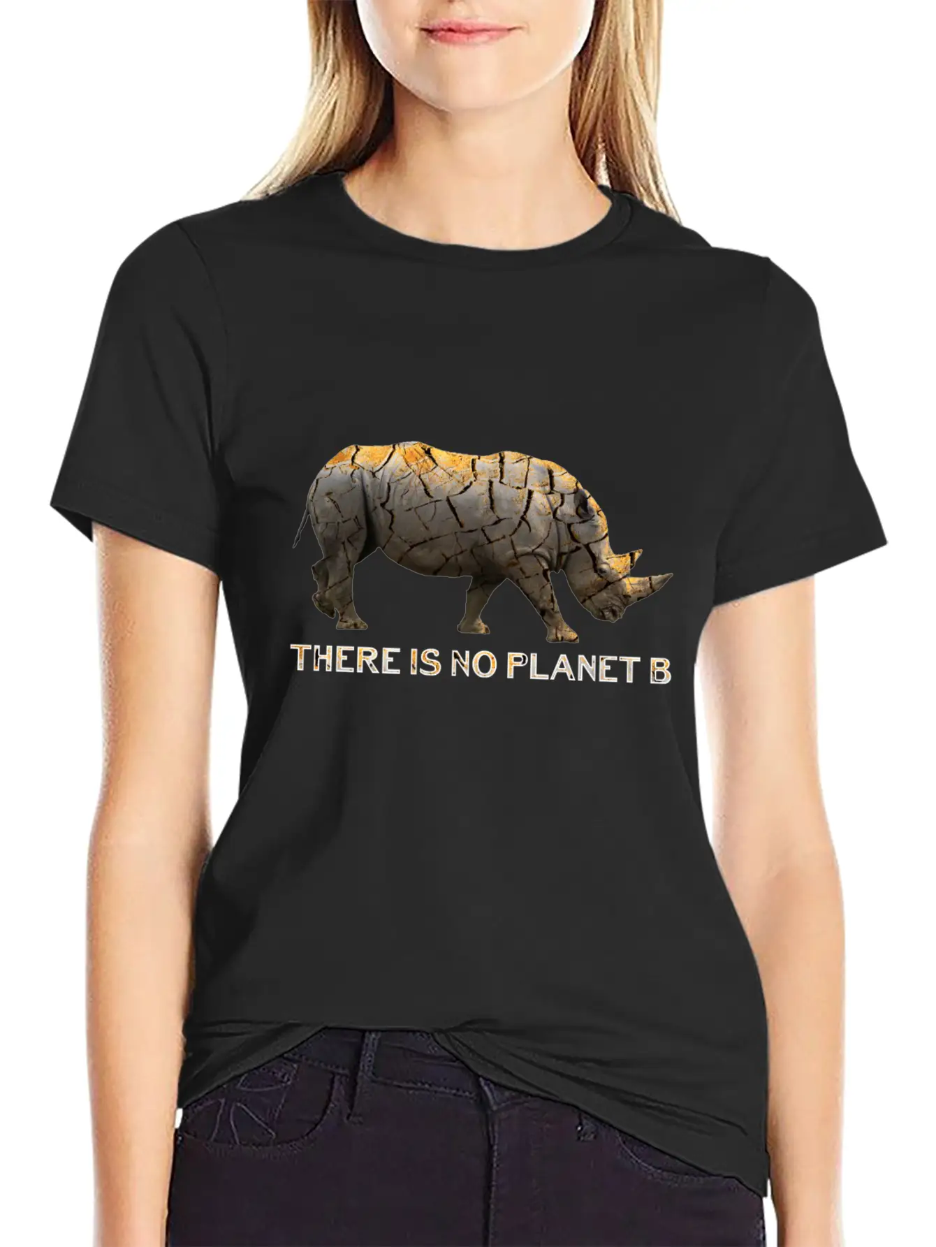 THERE IS NO PLANET B T-SHIRT Breathable Soft Cotton T-Shirt – Timeless Casual Look