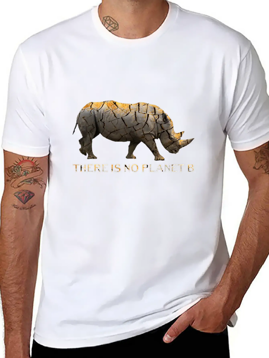THERE IS NO PLANET B T-SHIRT Breathable Soft Cotton T-Shirt – Timeless Casual Look