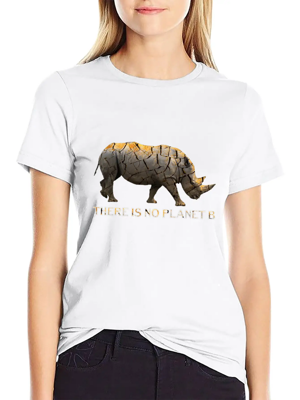 THERE IS NO PLANET B T-SHIRT Breathable Soft Cotton T-Shirt – Timeless Casual Look
