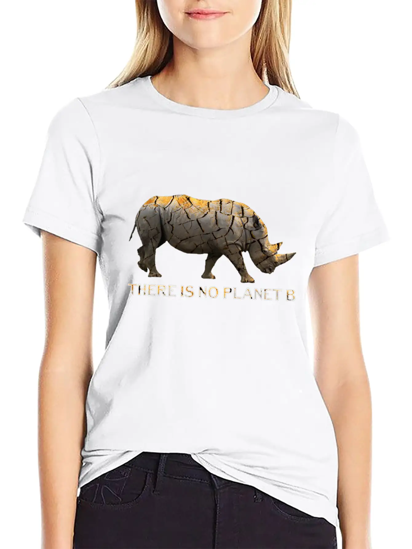 THERE IS NO PLANET B T-SHIRT Breathable Soft Cotton T-Shirt – Timeless Casual Look