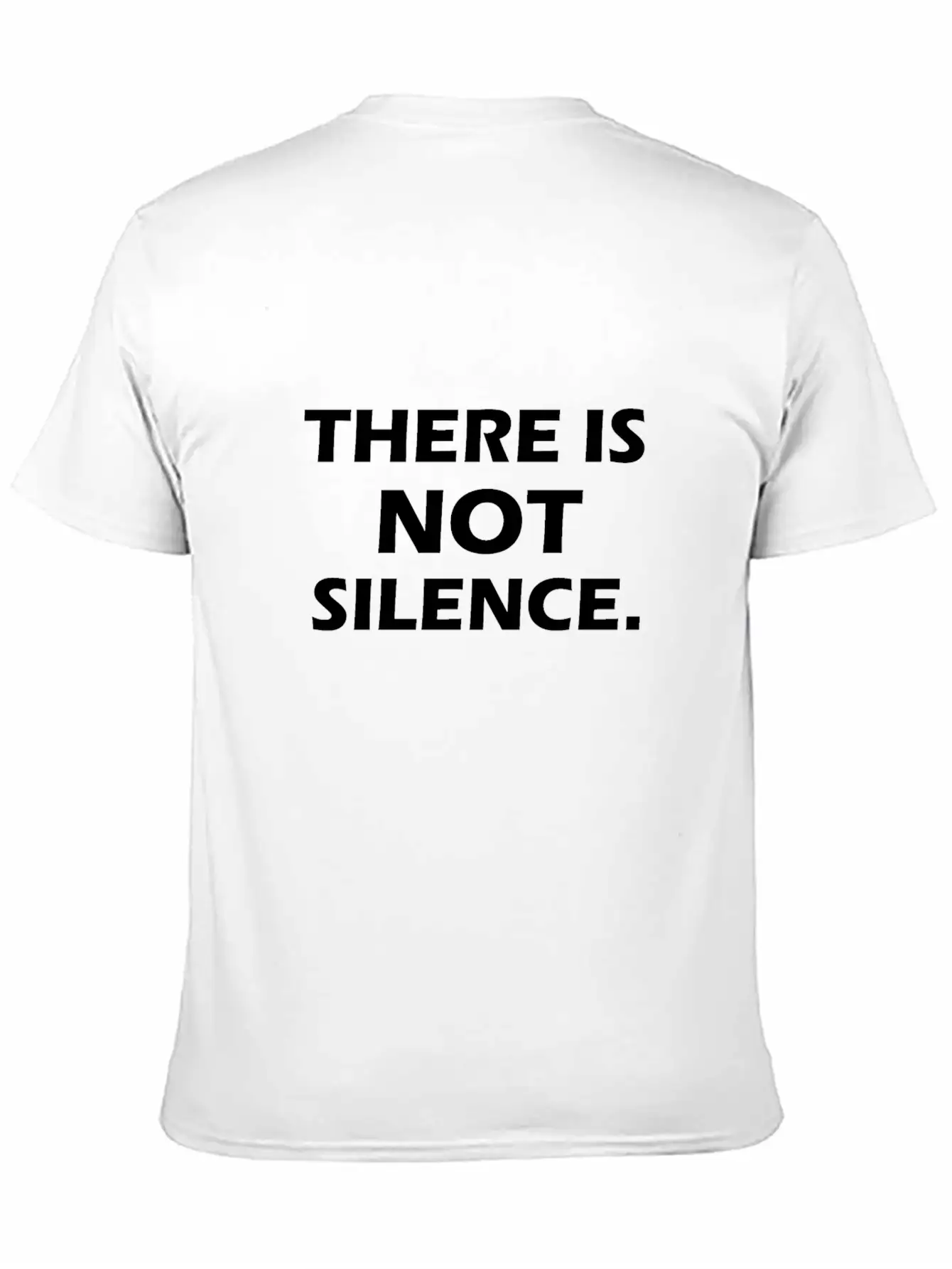 There Is Not Silence Essential Cotton Tee For Daily Outfits – Unisex Style