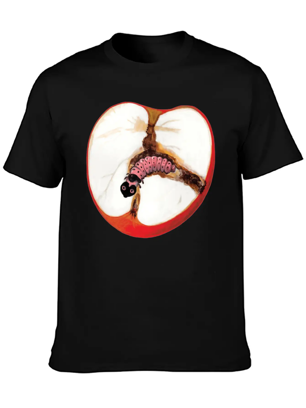 There's A Worm In This Apple Stylish Everyday T-Shirt – Unisex Basic Cotton Tee