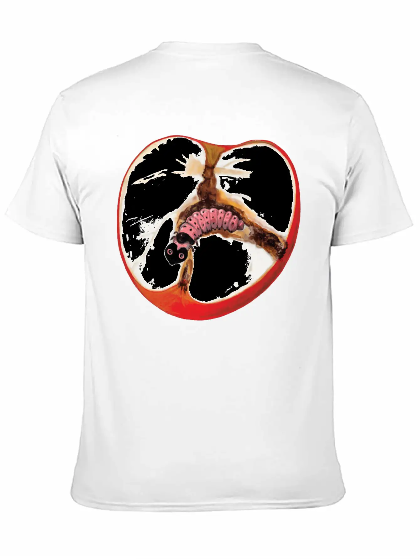There's A Worm In This Apple Stylish Everyday T-Shirt – Unisex Basic Cotton Tee