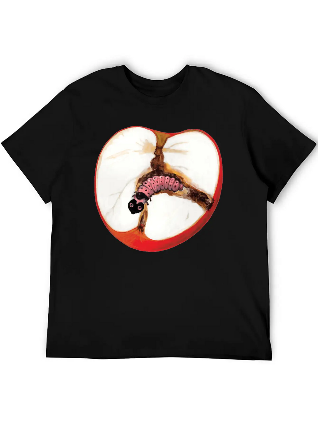 There's A Worm In This Apple Stylish Everyday T-Shirt – Unisex Basic Cotton Tee