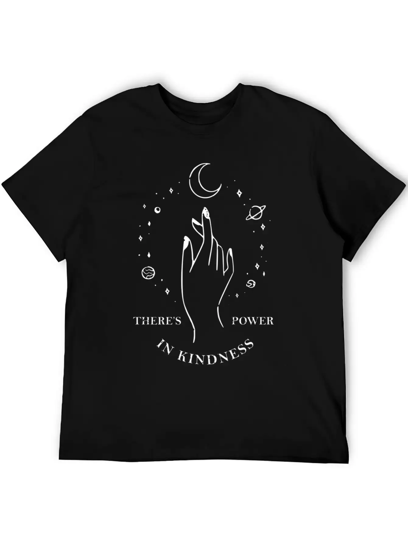 There'S Power In Kindness Universe Stylish Everyday T-Shirt – Unisex Basic Cotton Tee