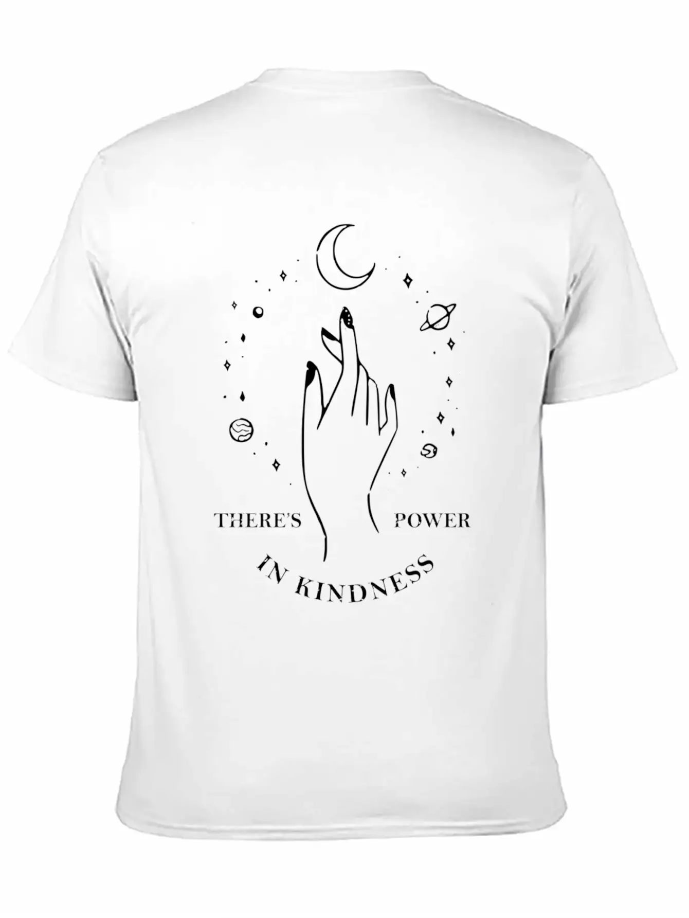 There'S Power In Kindness Universe Stylish Everyday T-Shirt – Unisex Basic Cotton Tee