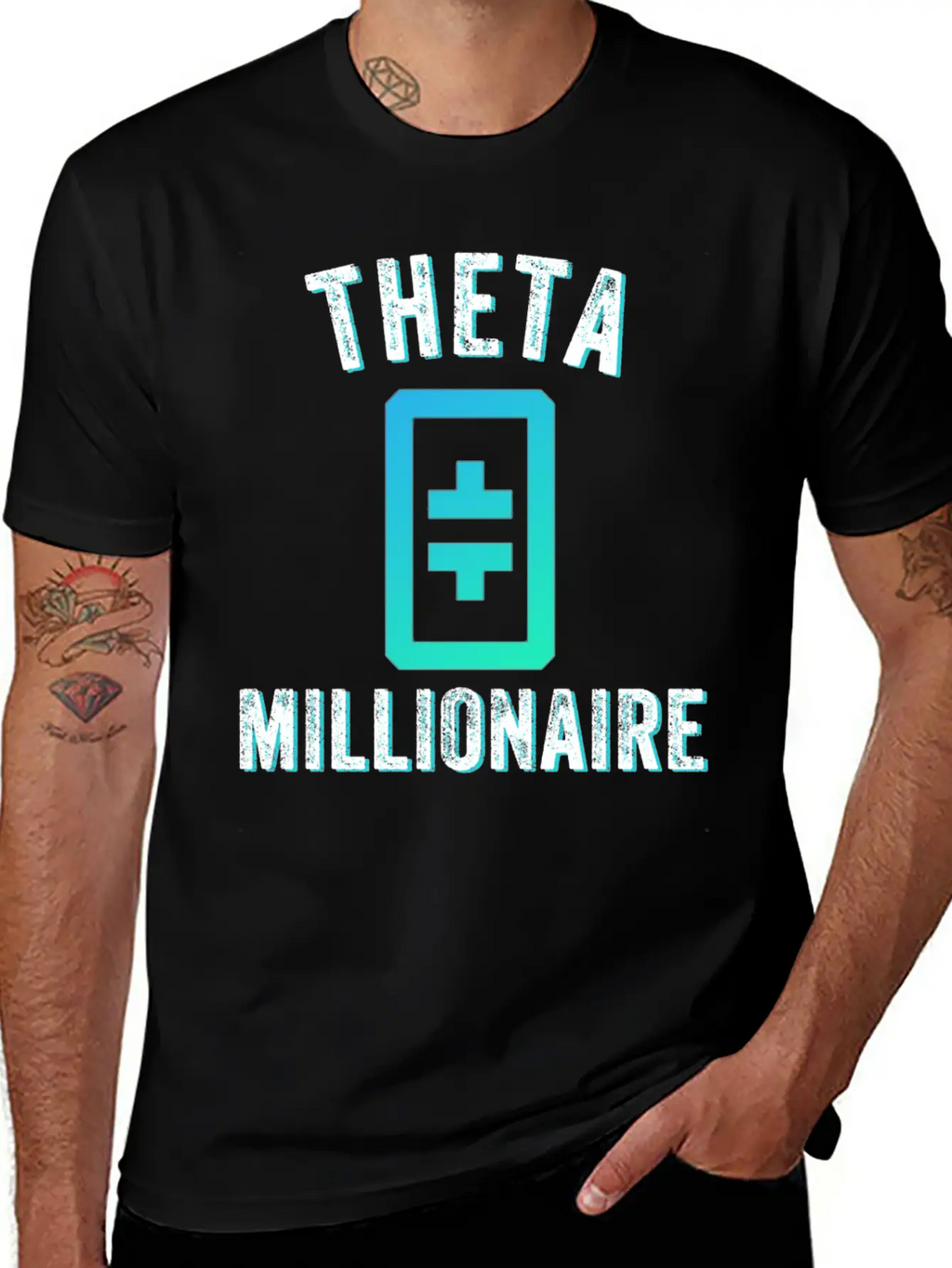 Theta Token - Theta Coin, Theta, Theta Crypto Breathable Graphic T-Shirt – Perfect For Casual Days