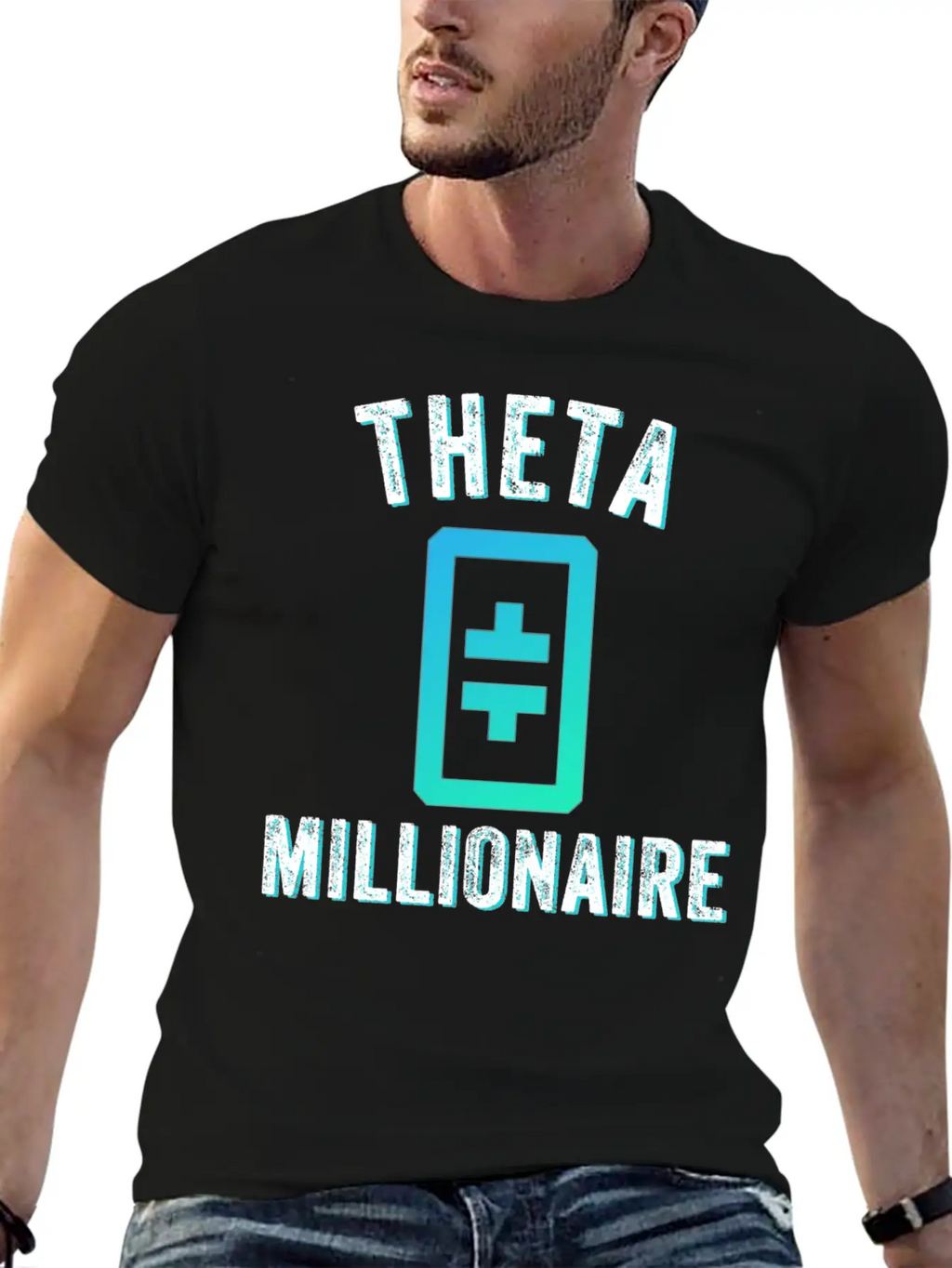 Theta Token - Theta Coin, Theta, Theta Crypto Breathable Graphic T-Shirt – Perfect For Casual Days