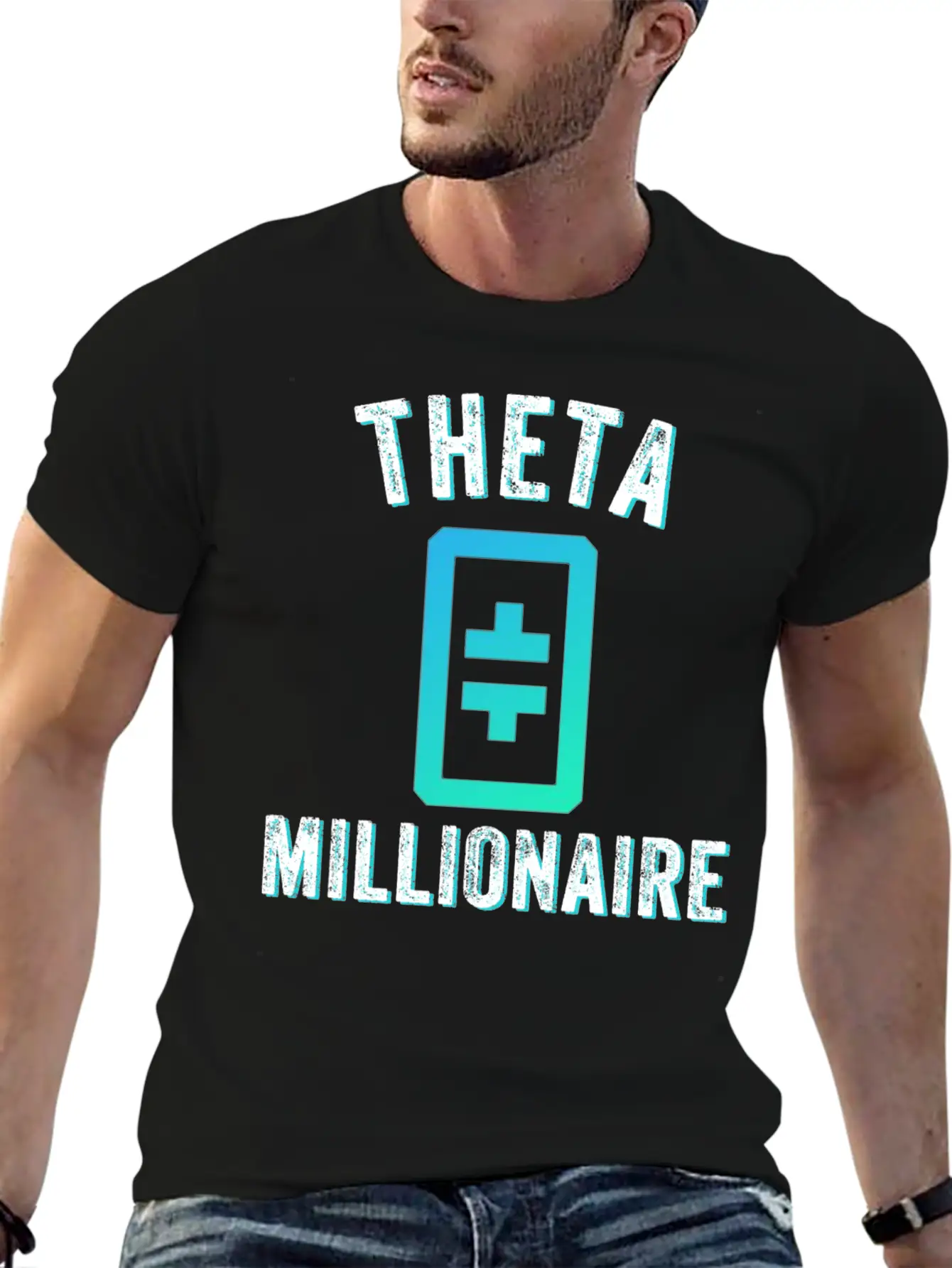 Theta Token - Theta Coin, Theta, Theta Crypto Breathable Graphic T-Shirt – Perfect For Casual Days