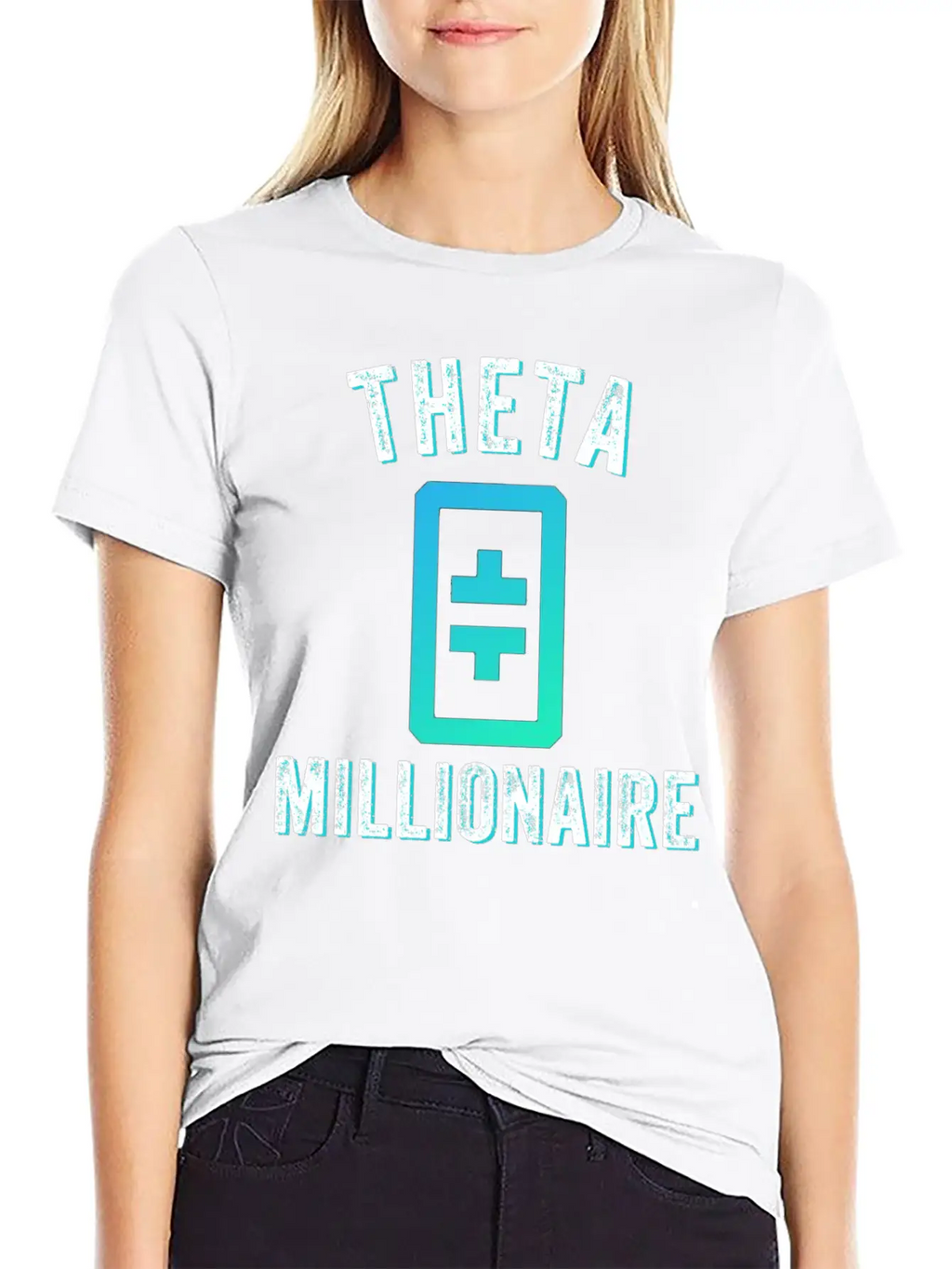 Theta Token - Theta Coin, Theta, Theta Crypto Breathable Graphic T-Shirt – Perfect For Casual Days