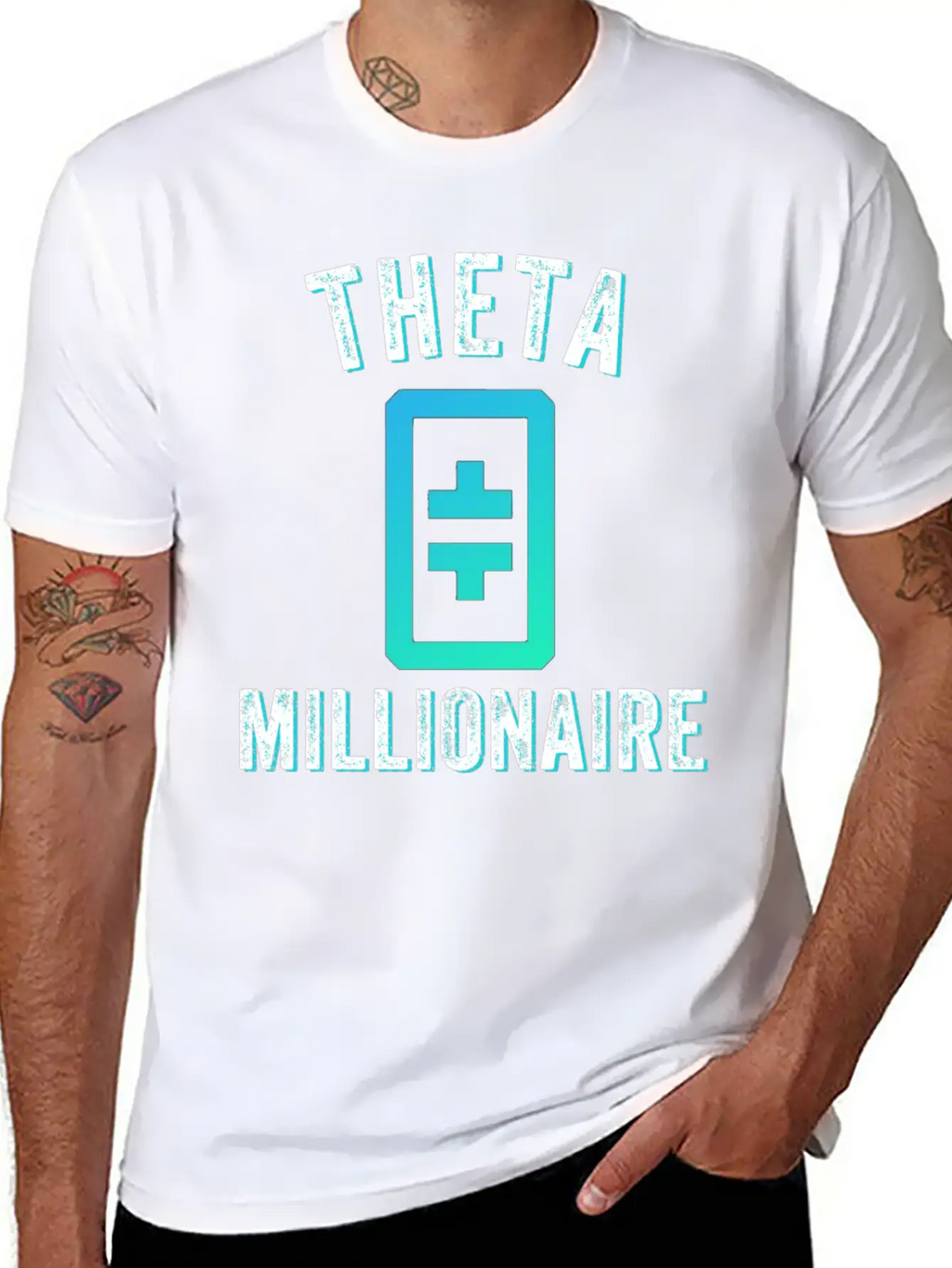 Theta Token - Theta Coin, Theta, Theta Crypto Breathable Graphic T-Shirt – Perfect For Casual Days