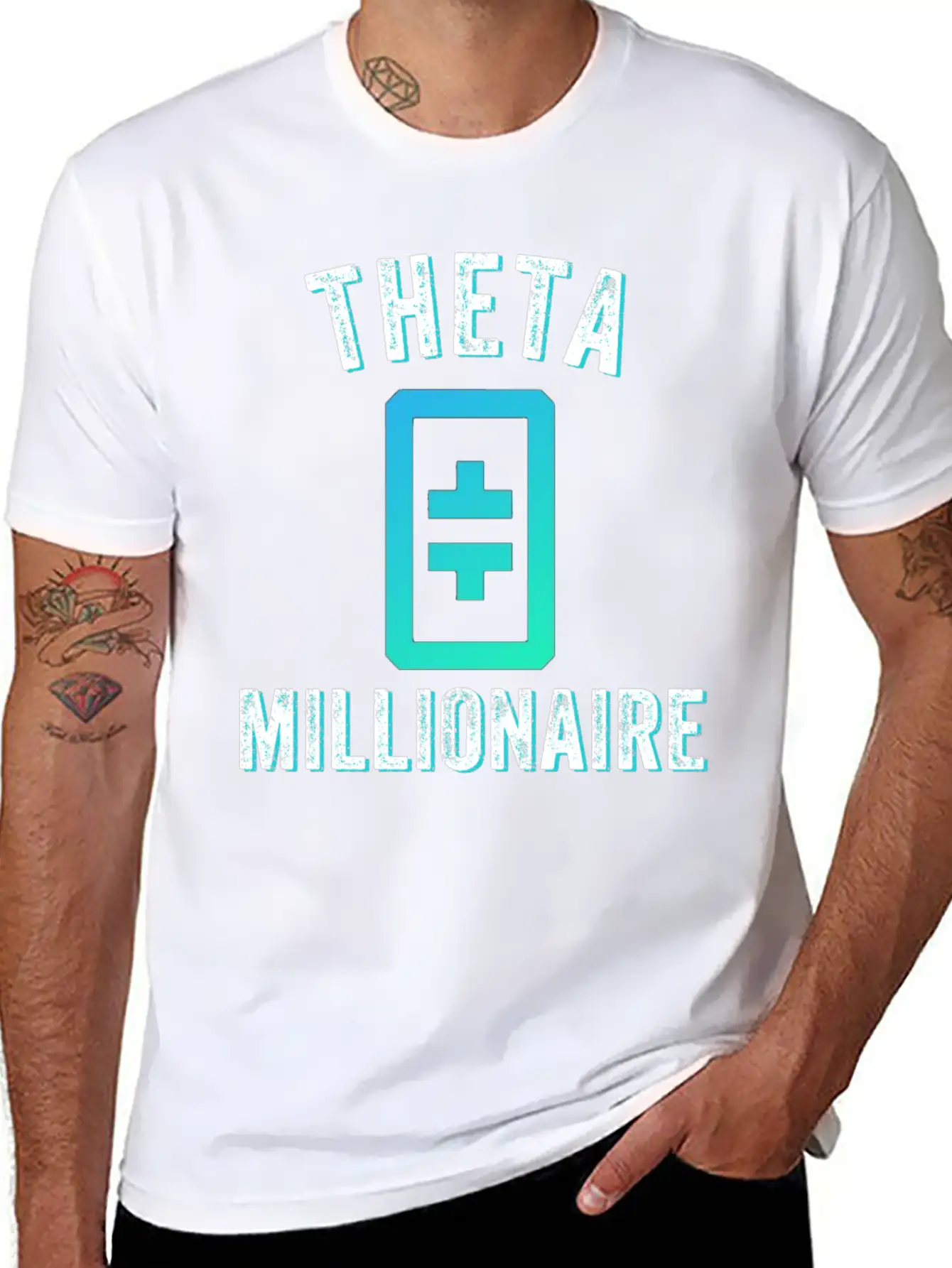 Theta Token - Theta Coin, Theta, Theta Crypto Breathable Graphic T-Shirt – Perfect For Casual Days