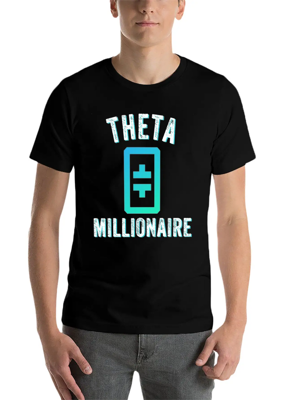 Theta Token - Theta Coin, Theta, Theta Crypto Breathable Graphic T-Shirt – Perfect For Casual Days