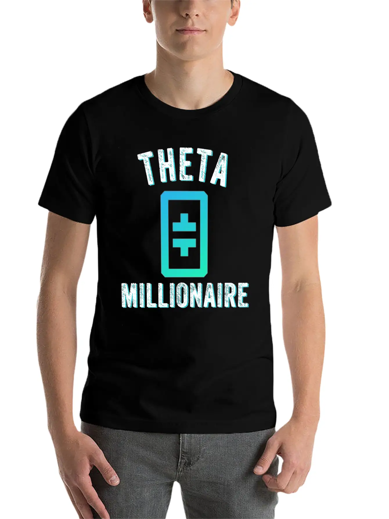 Theta Token - Theta Coin, Theta, Theta Crypto Breathable Graphic T-Shirt – Perfect For Casual Days