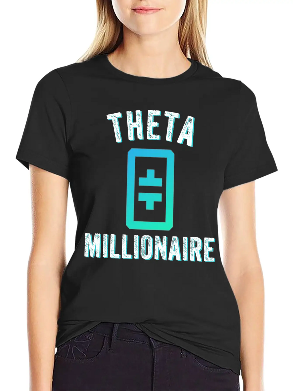 Theta Token - Theta Coin, Theta, Theta Crypto Breathable Graphic T-Shirt – Perfect For Casual Days
