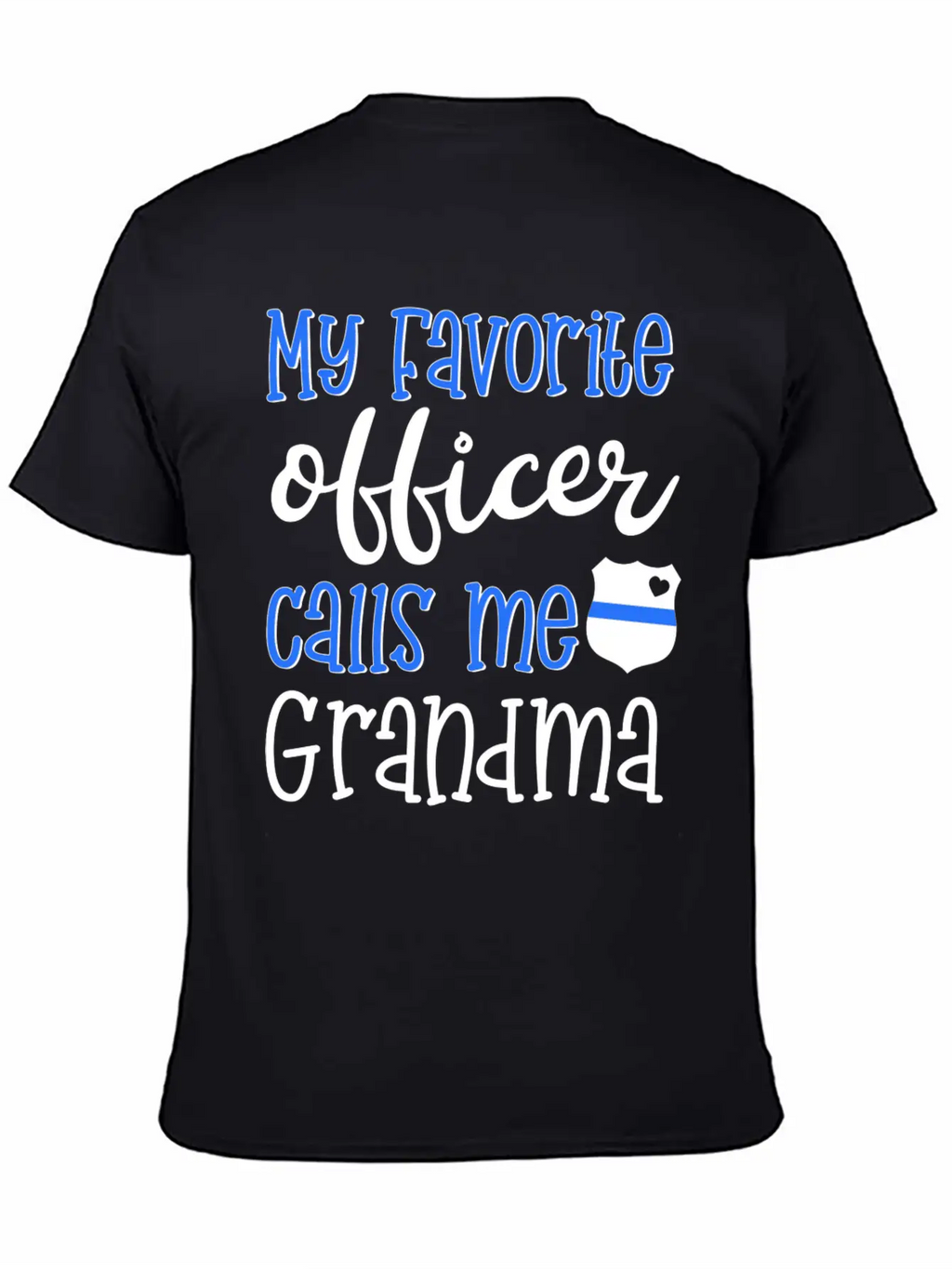 Thin Blue Line Grandma Classic Cotton Tee – Unisex Comfort For Any Season