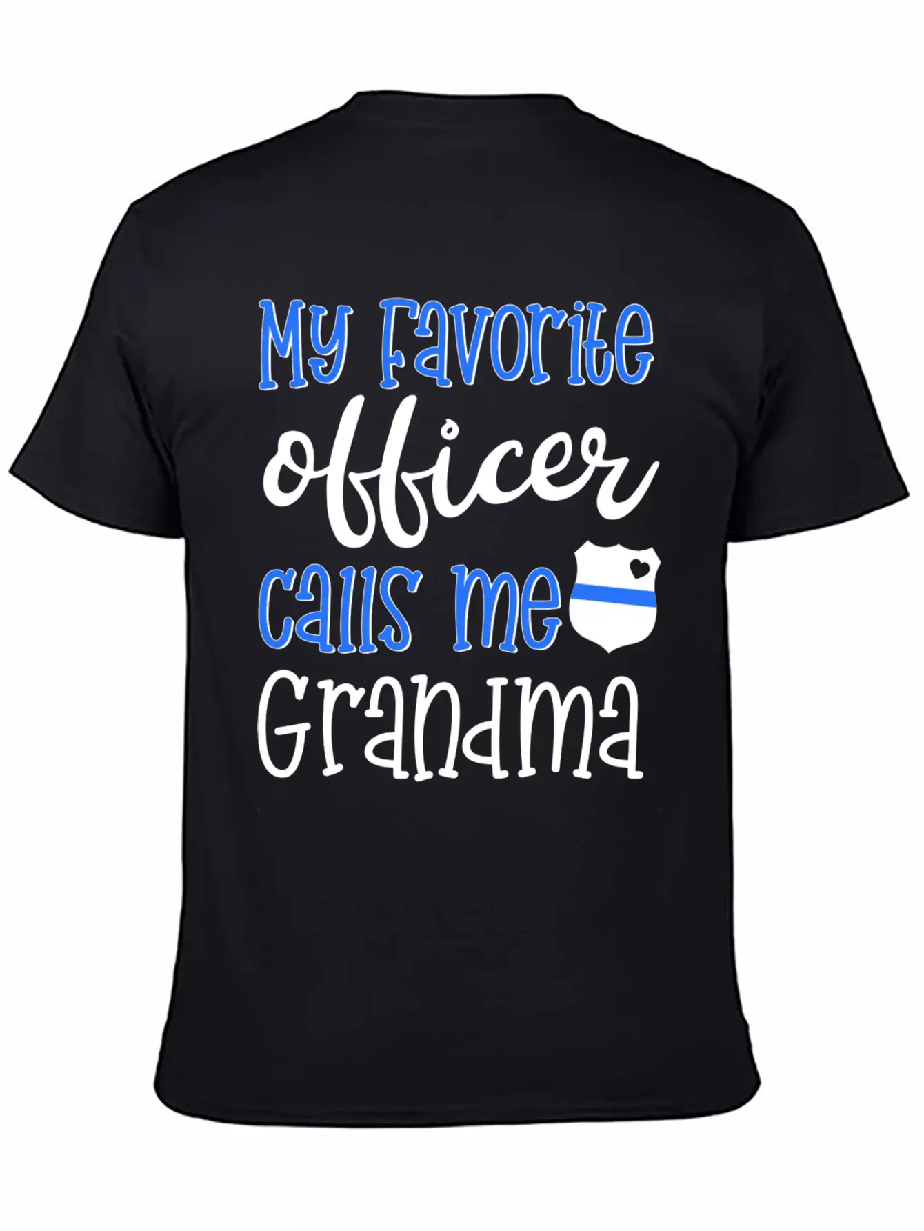 Thin Blue Line Grandma Classic Cotton Tee – Unisex Comfort For Any Season