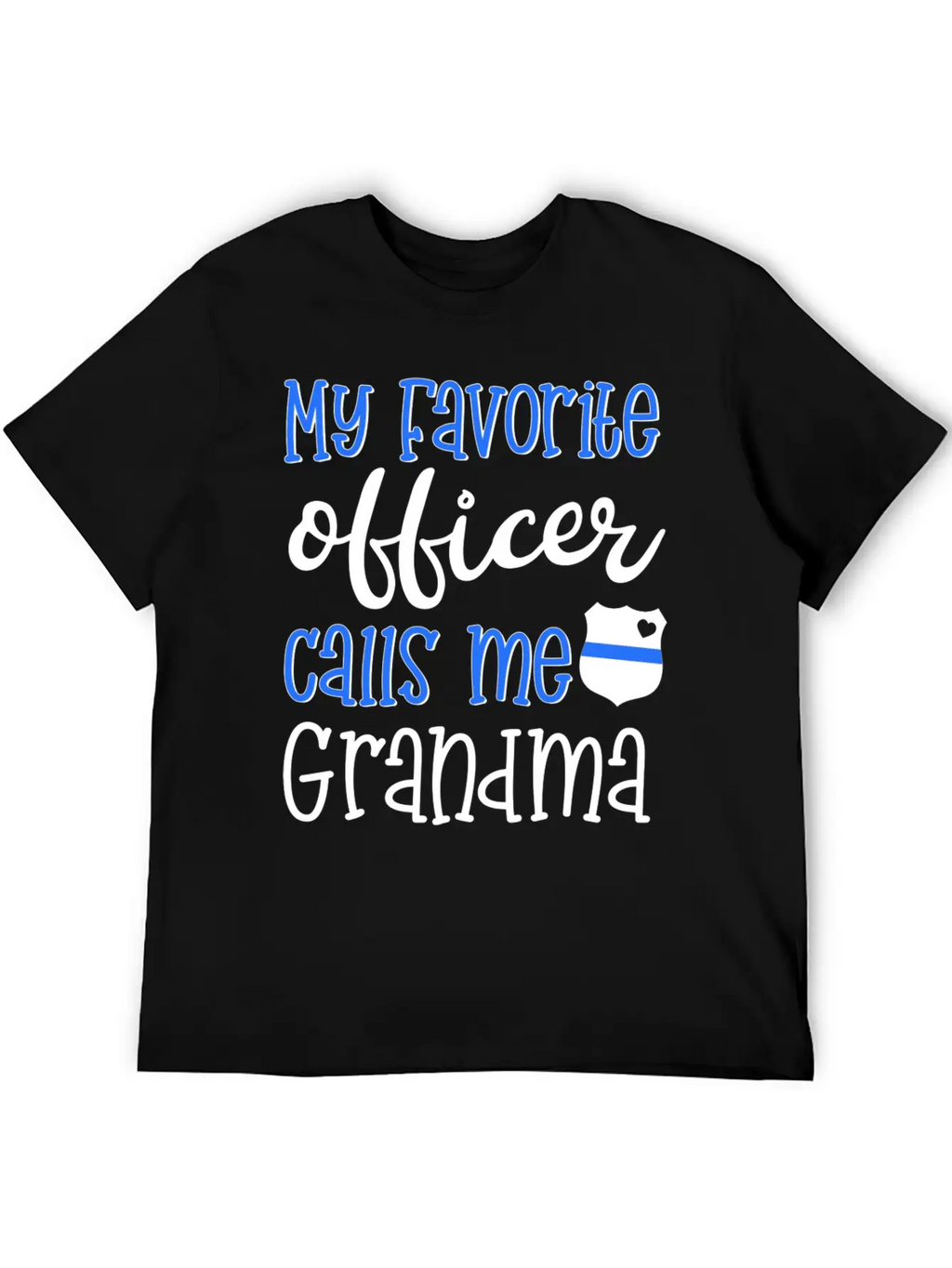 Thin Blue Line Grandma Classic Cotton Tee – Unisex Comfort For Any Season