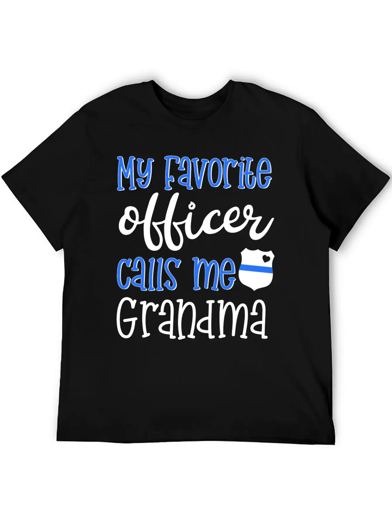 Thin Blue Line Grandma Classic Cotton Tee – Unisex Comfort For Any Season