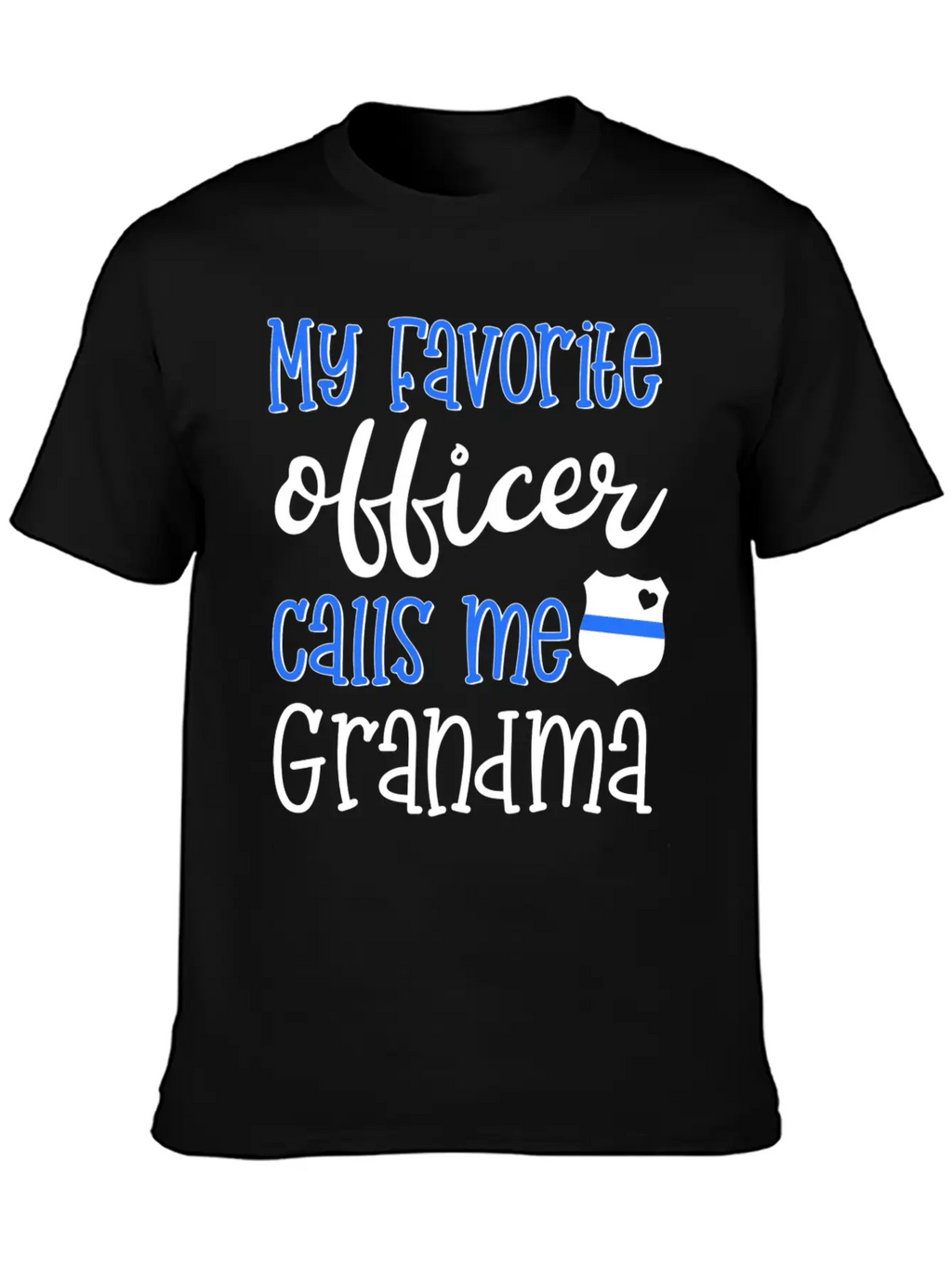 Thin Blue Line Grandma Classic Cotton Tee – Unisex Comfort For Any Season