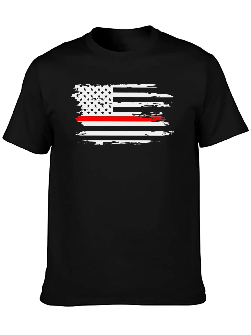 Thin Red Line Fireman Fire Rescue American Flag Ho Classic Cotton Tee – Unisex Comfort For Any Season