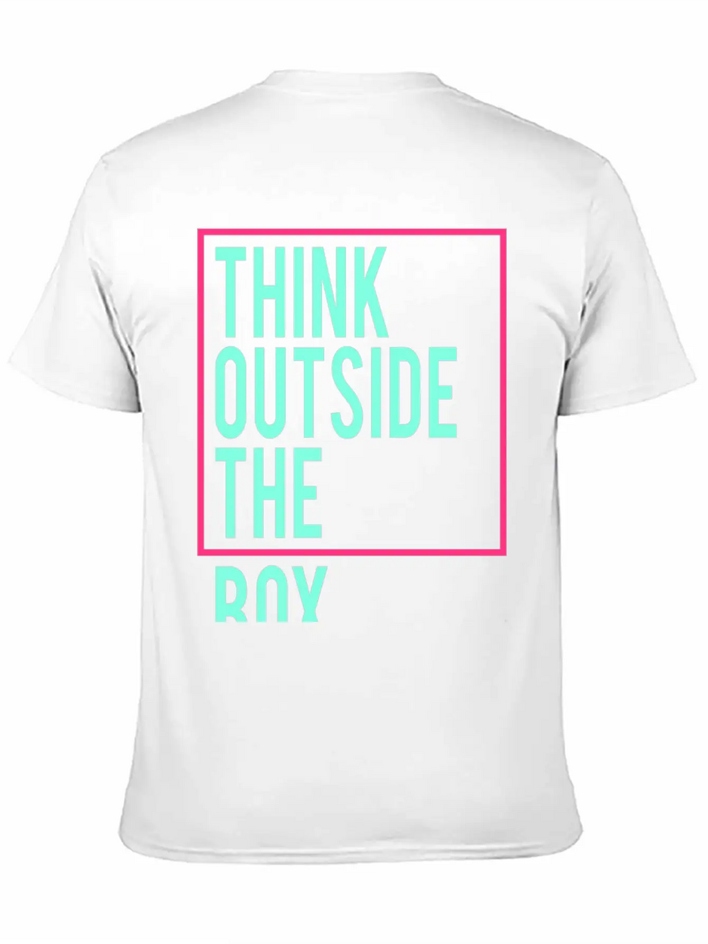 Think Outside The Box Stylish Everyday T-Shirt – Unisex Basic Cotton Tee