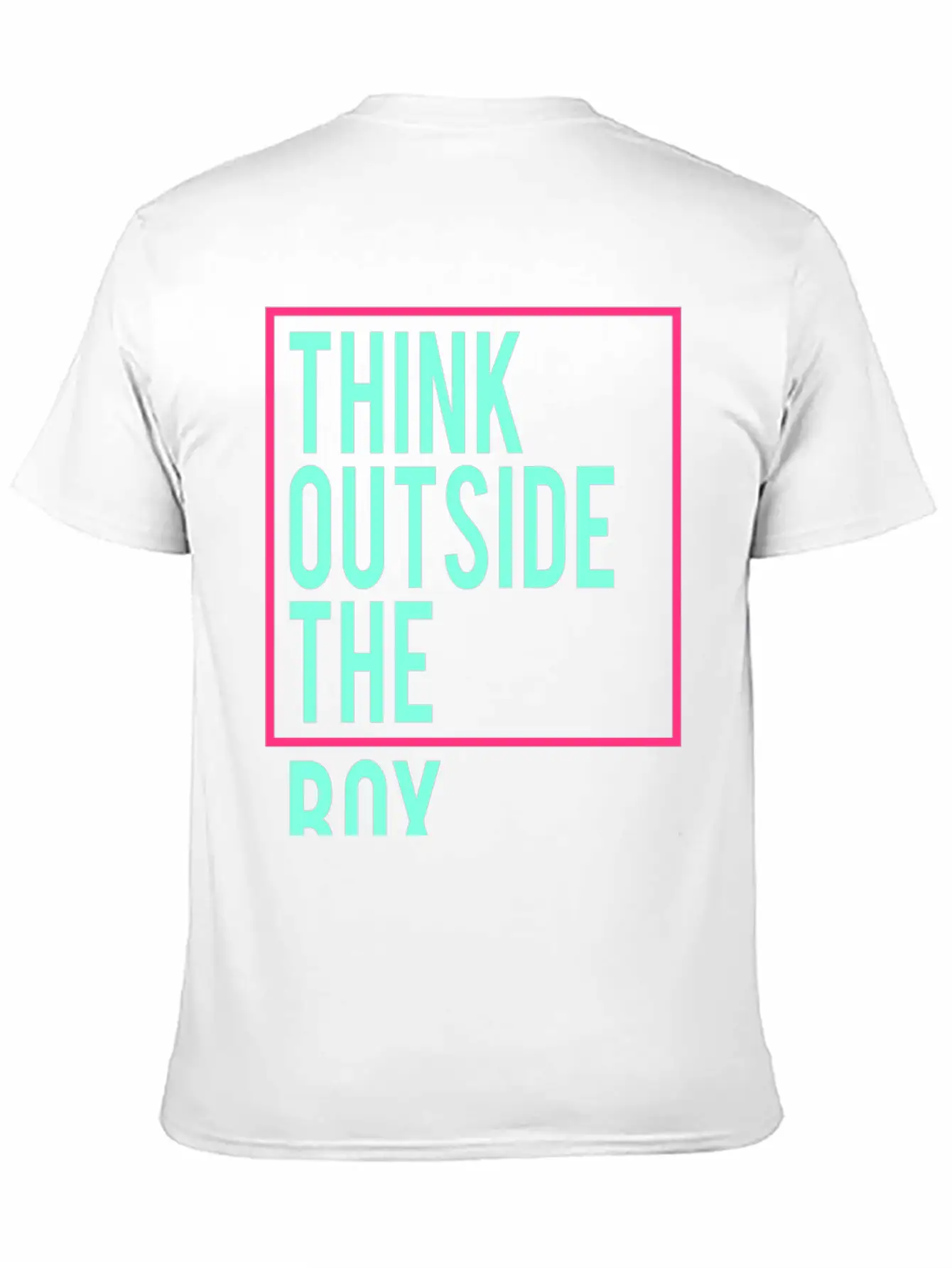 Think Outside The Box Stylish Everyday T-Shirt – Unisex Basic Cotton Tee
