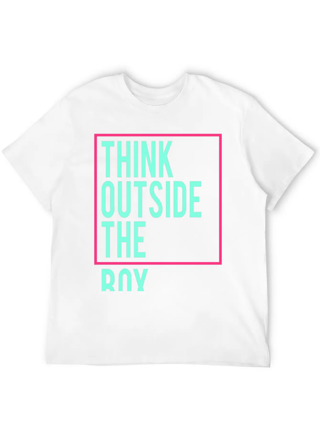 Think Outside The Box Stylish Everyday T-Shirt – Unisex Basic Cotton Tee