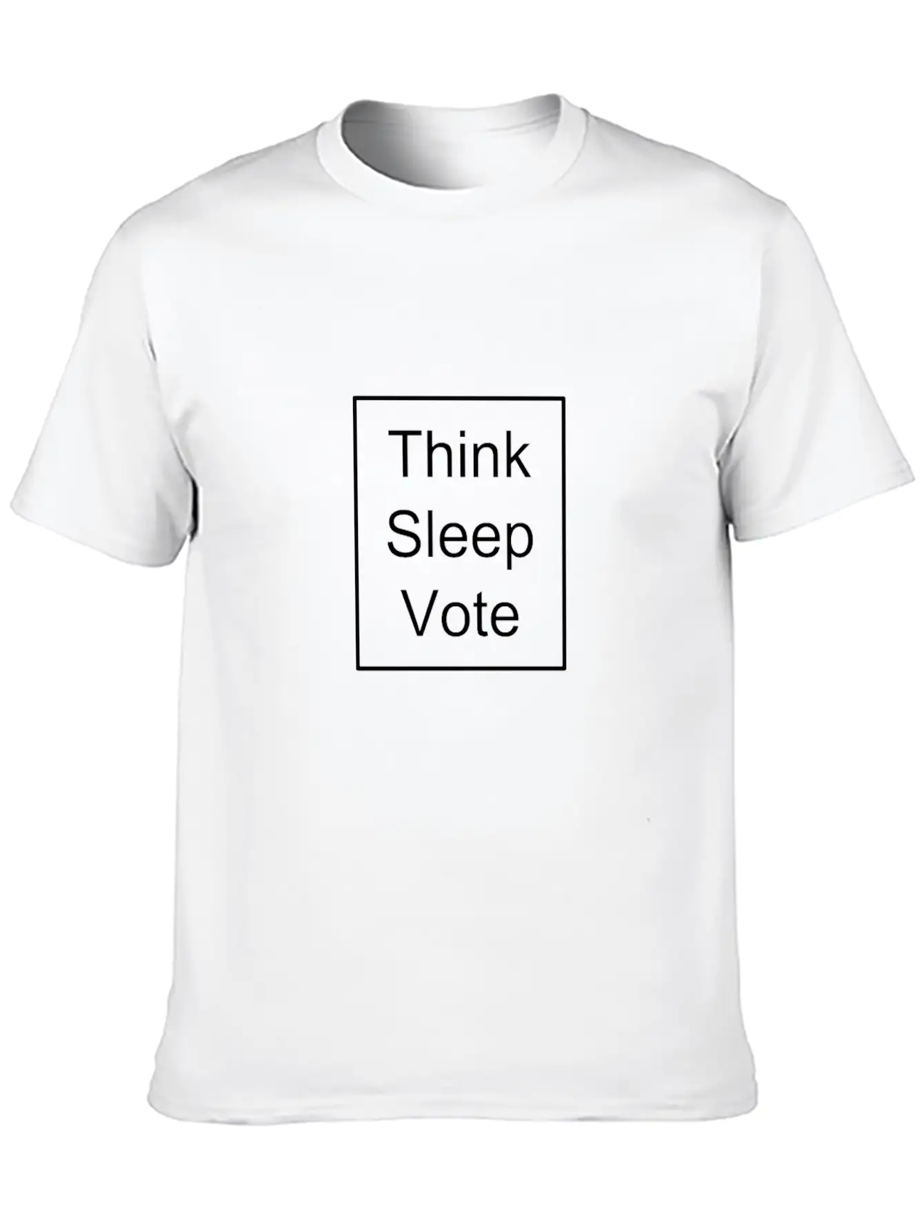 Think Sleep Vote Classic Cotton Tee – Unisex Comfort For Any Season