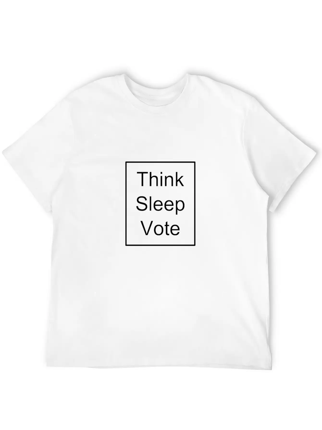 Think Sleep Vote Classic Cotton Tee – Unisex Comfort For Any Season