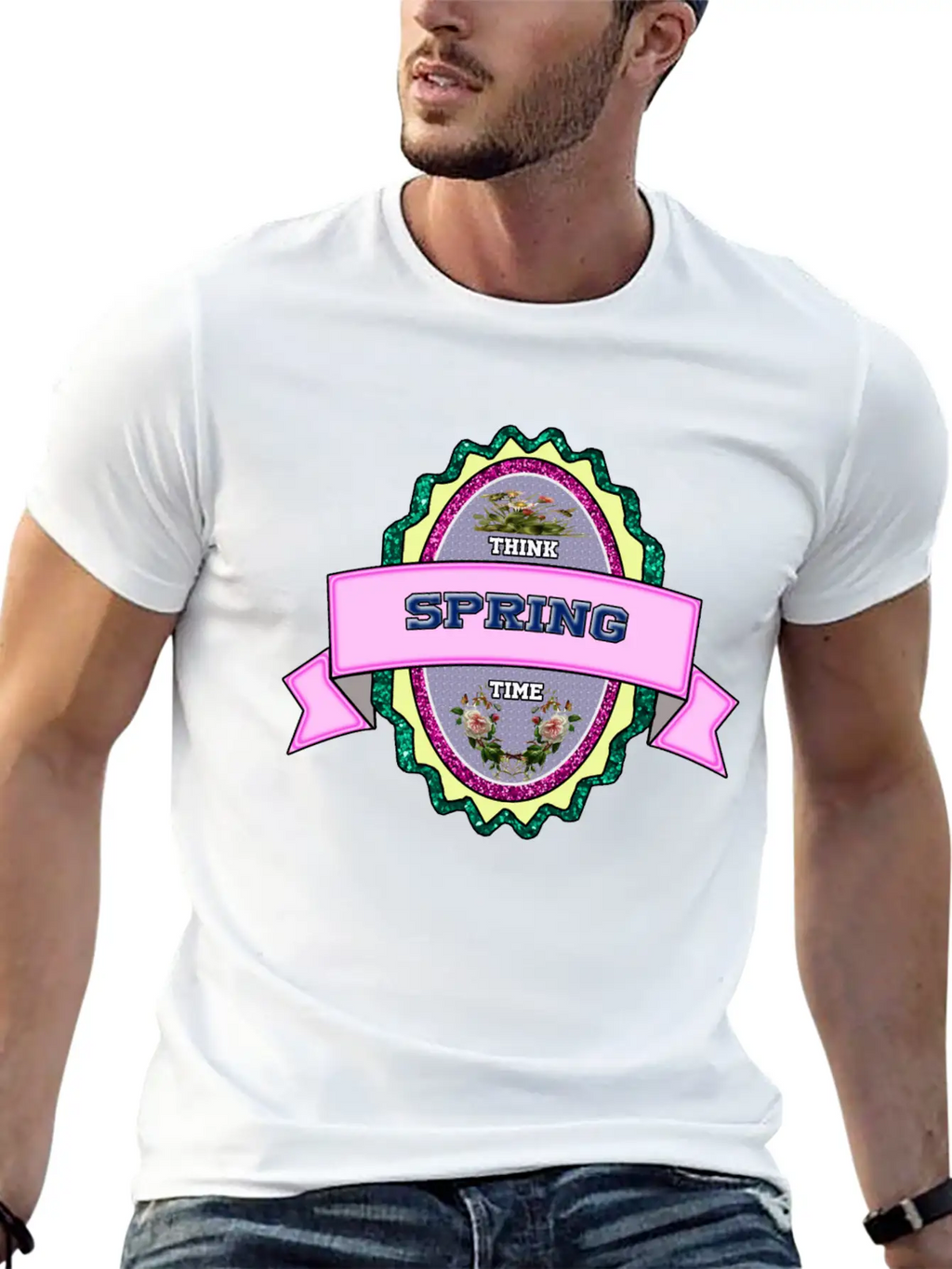 Think Spring Time Stylish Everyday T-Shirt – Unisex Basic Cotton Tee