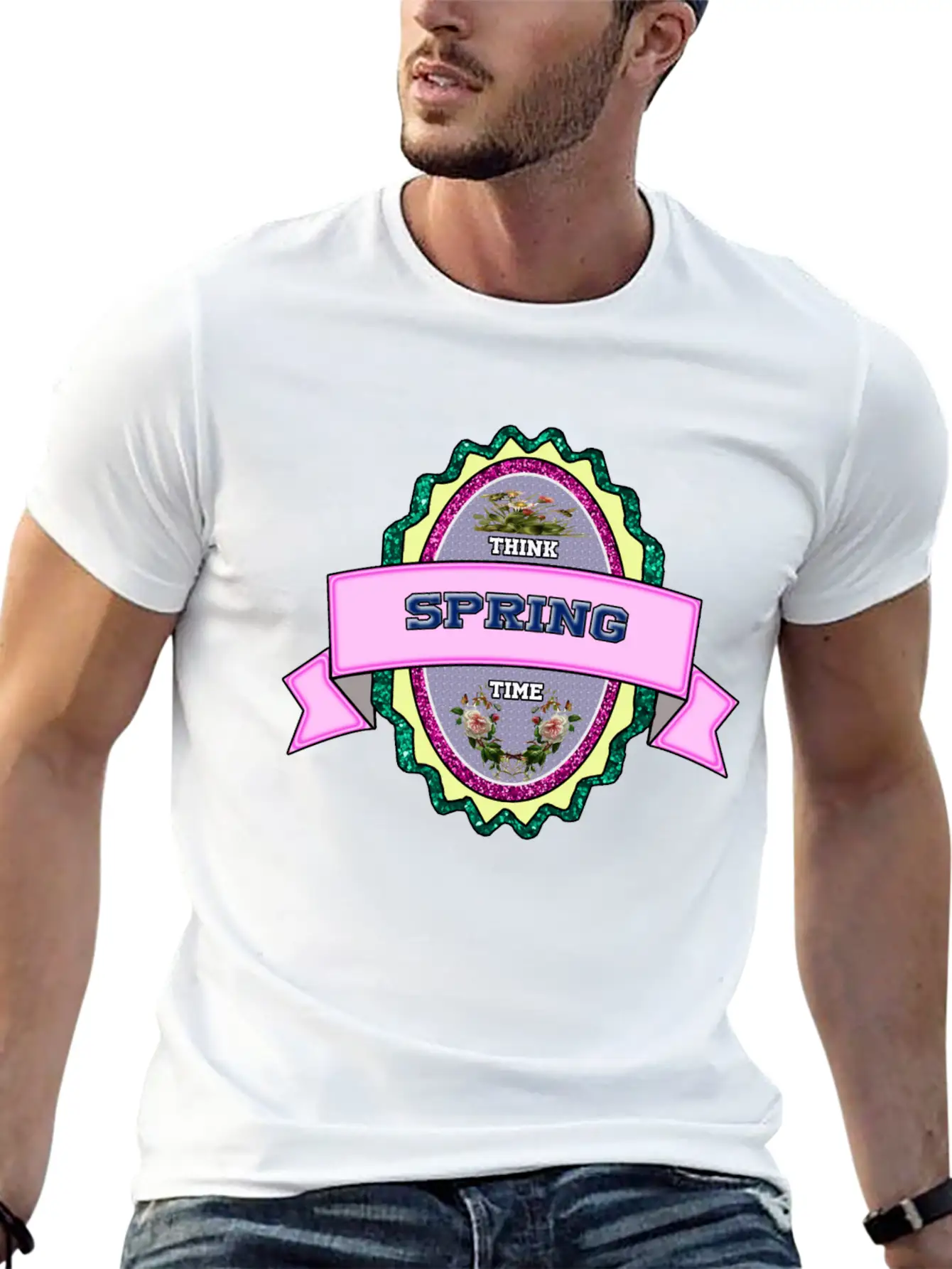 Think Spring Time Stylish Everyday T-Shirt – Unisex Basic Cotton Tee