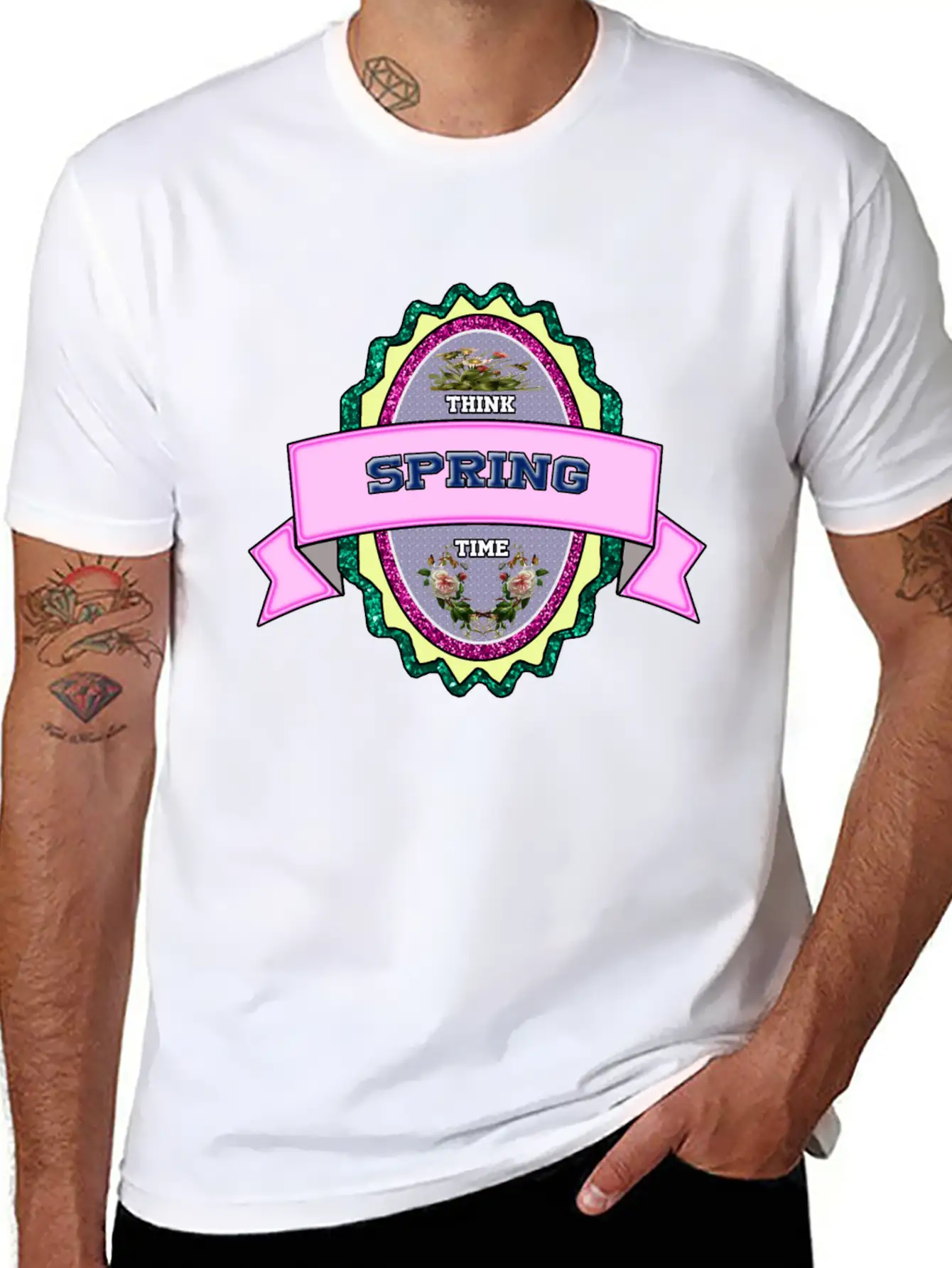 Think Spring Time Stylish Everyday T-Shirt – Unisex Basic Cotton Tee