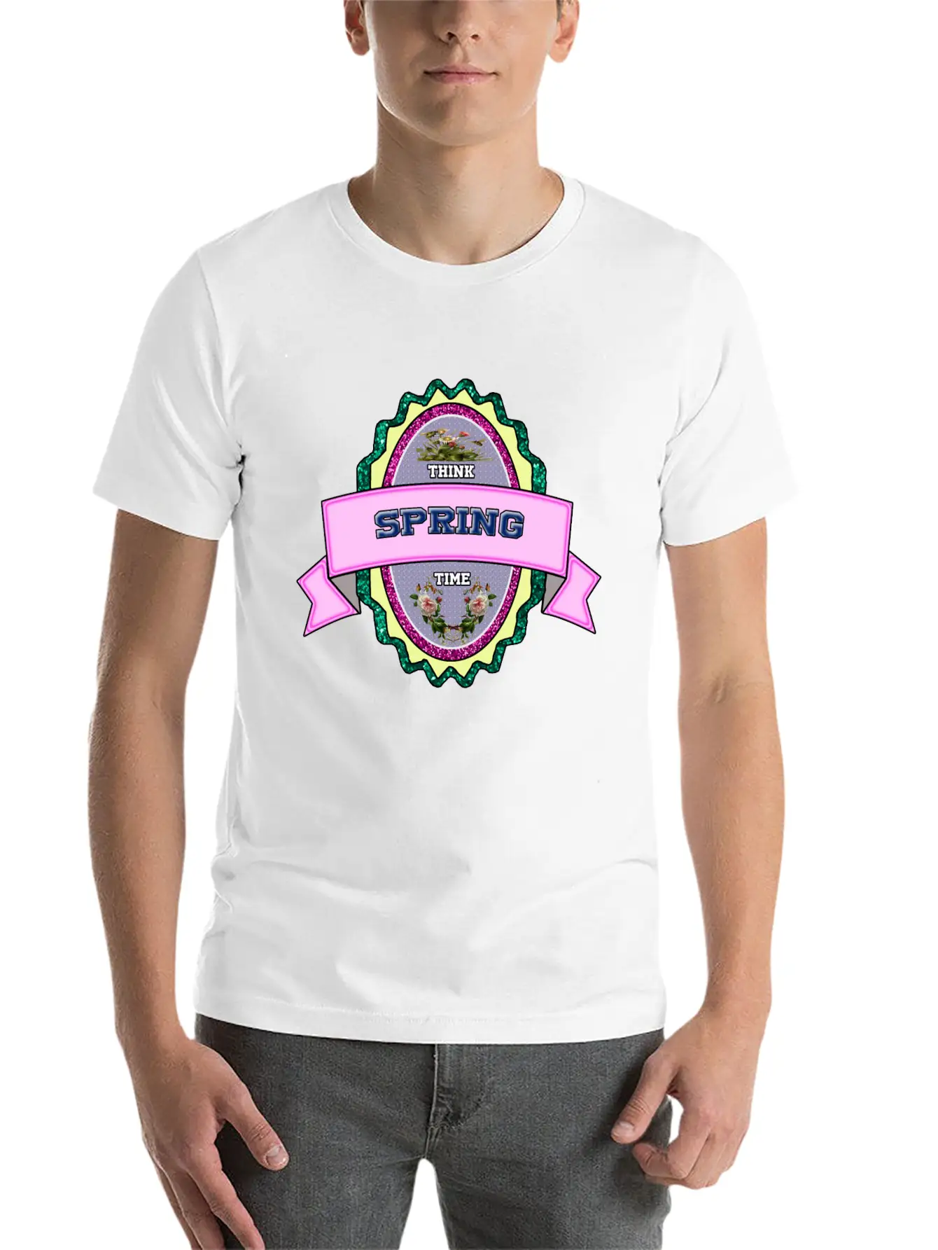 Think Spring Time Stylish Everyday T-Shirt – Unisex Basic Cotton Tee