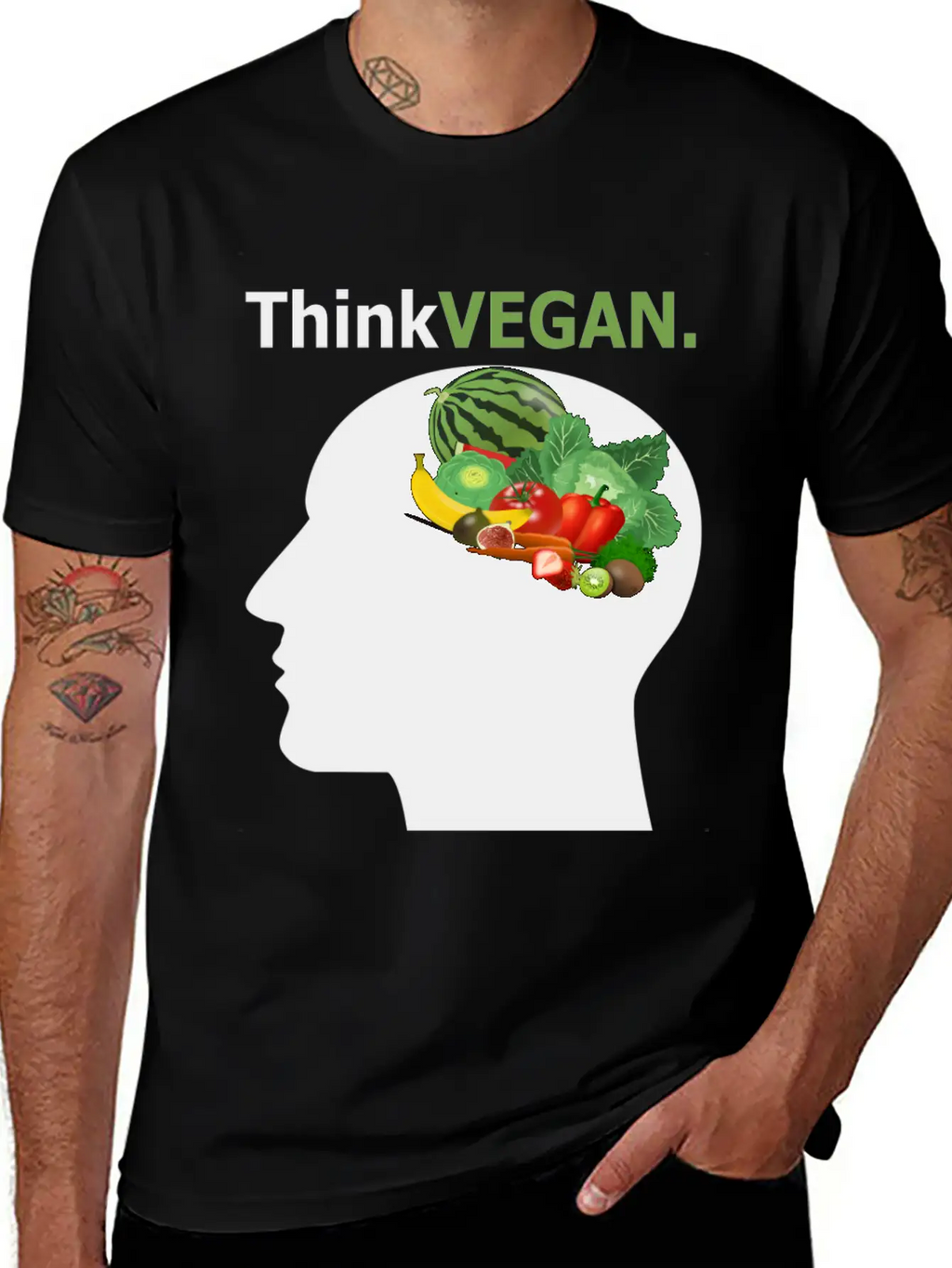 Think Vegan Breathable Soft Cotton T-Shirt – Timeless Casual Look
