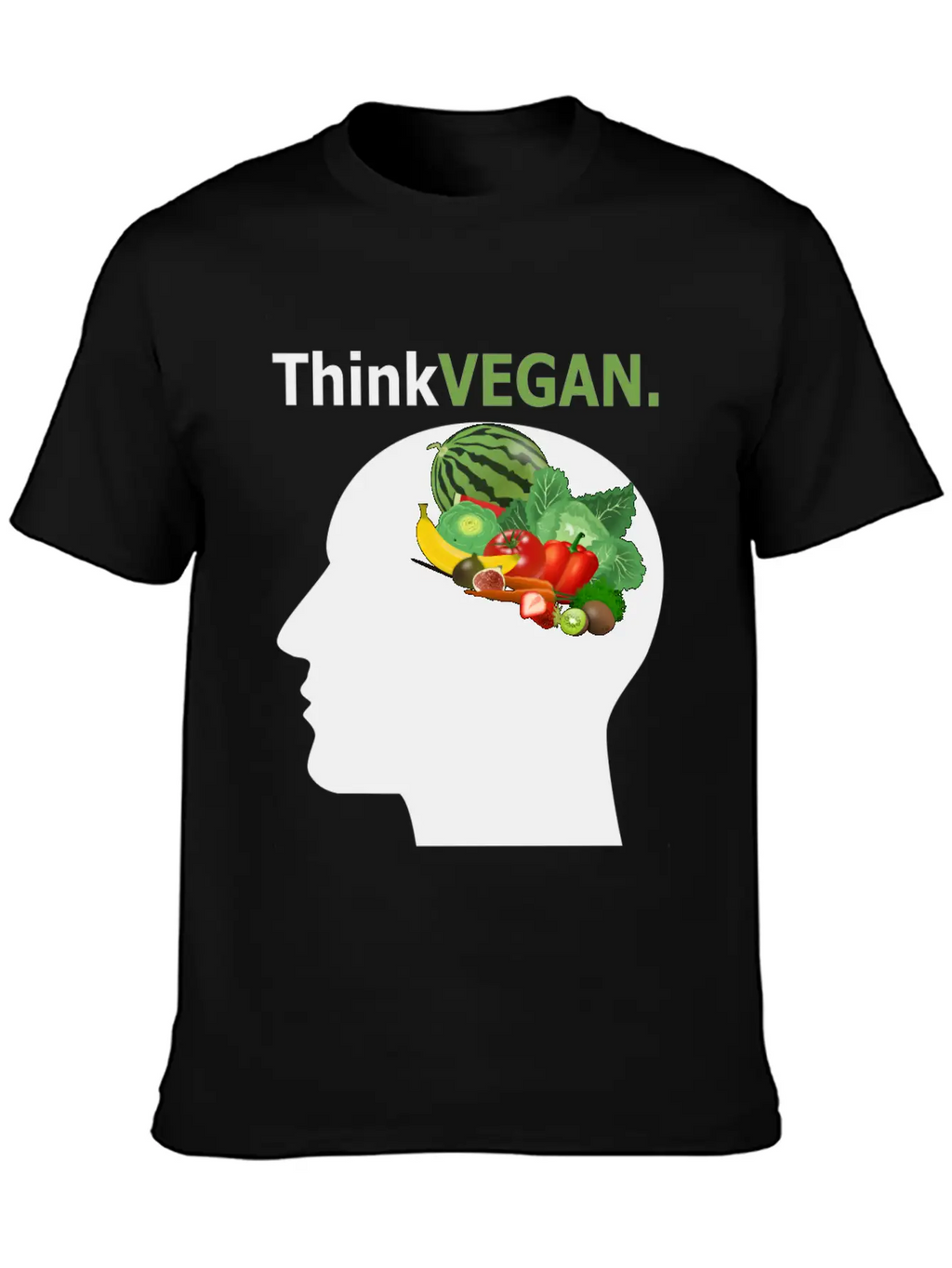 Think Vegan Breathable Soft Cotton T-Shirt – Timeless Casual Look