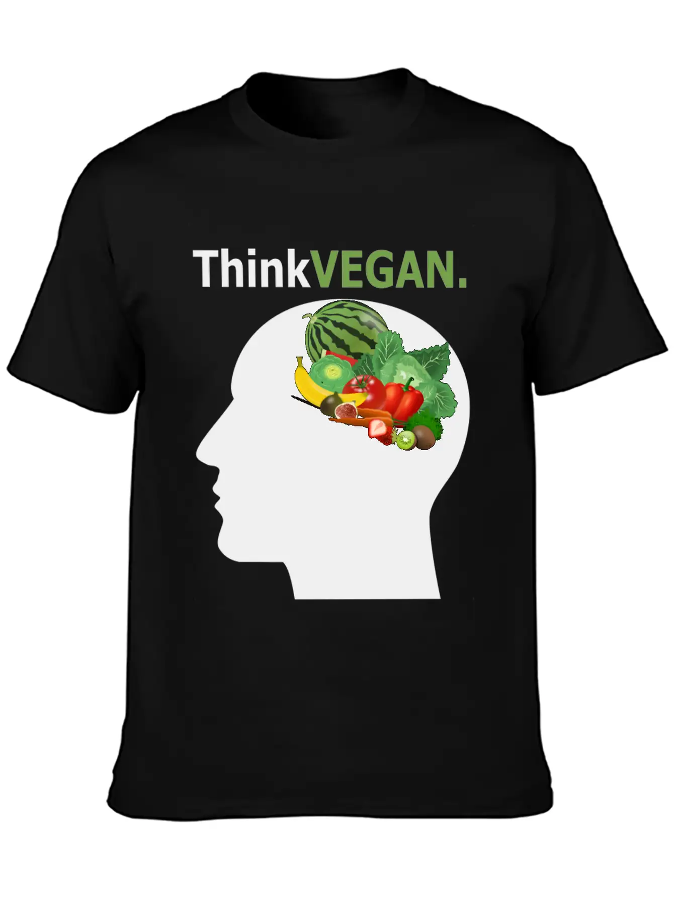 Think Vegan Breathable Soft Cotton T-Shirt – Timeless Casual Look
